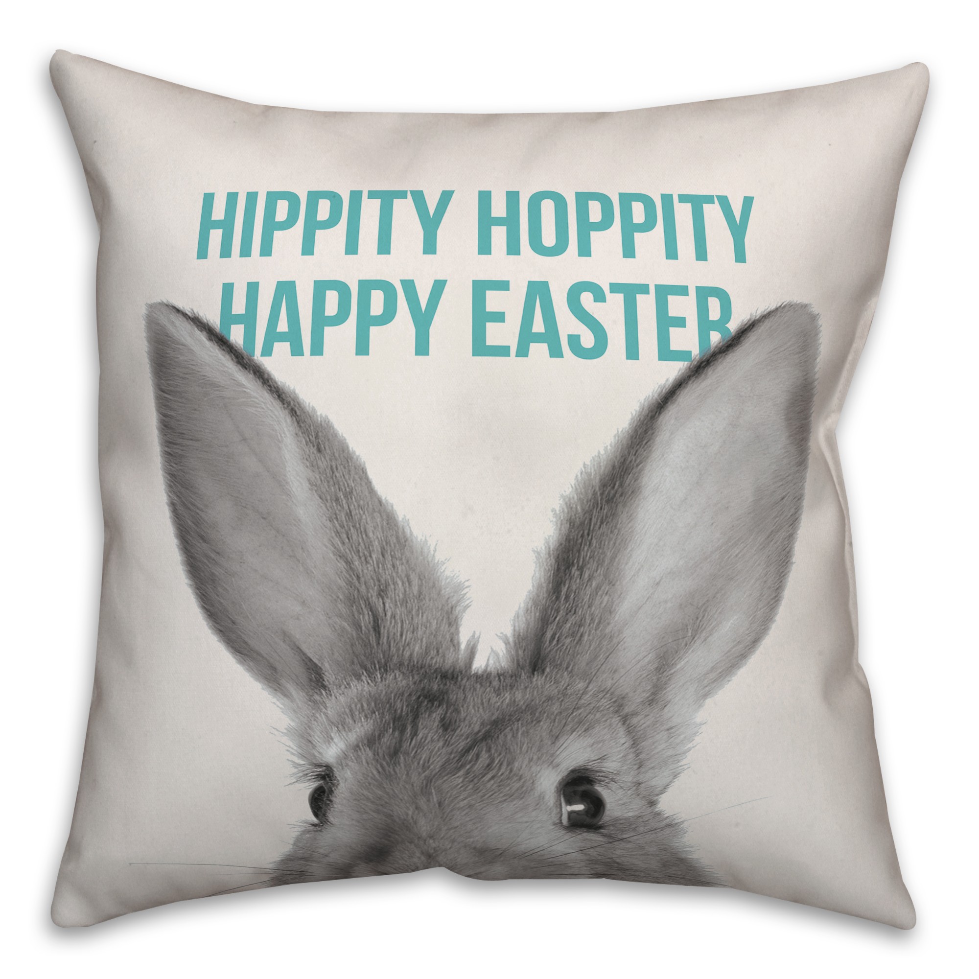 Hippity Hoppity Happy Easter Pillow