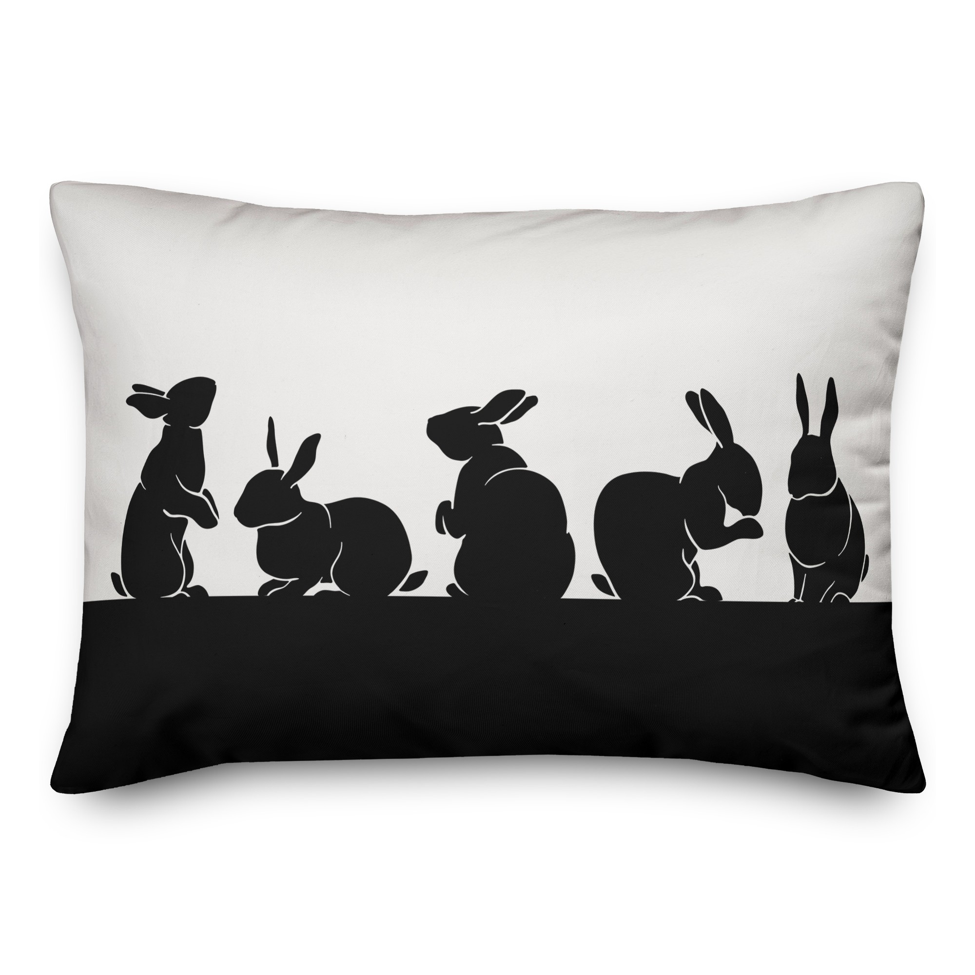 Bunny Shadows Pillow