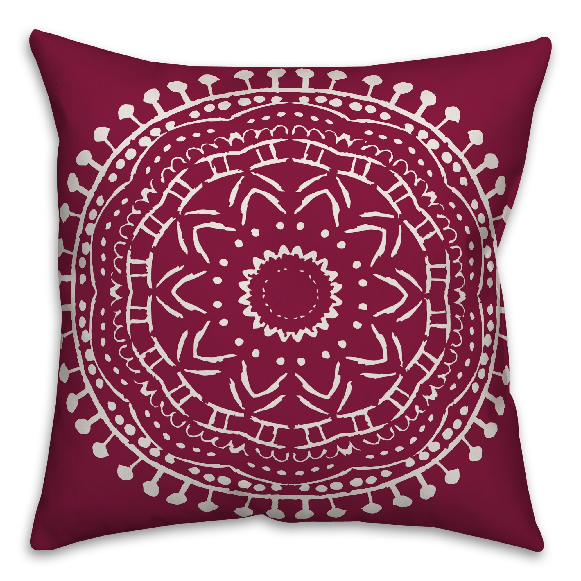 Sketched Mandala Pillow