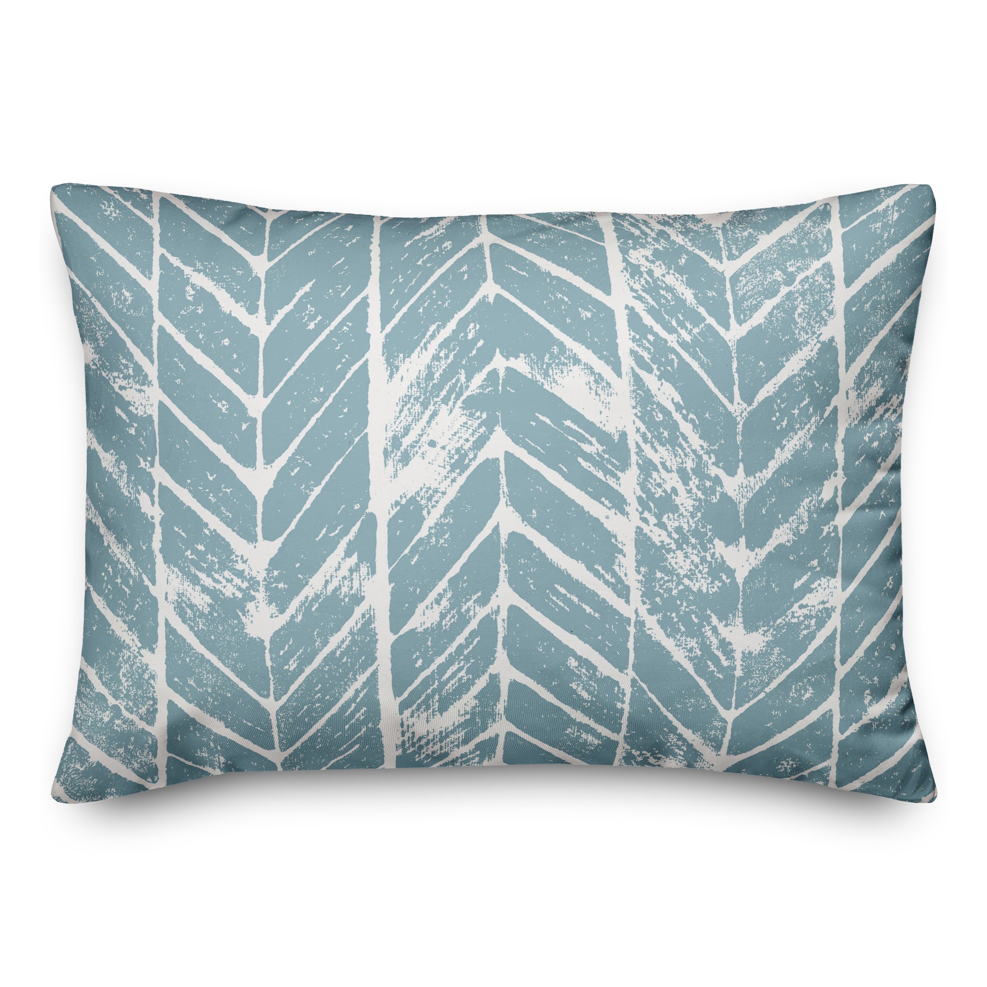 Distressed Chevron Pillow