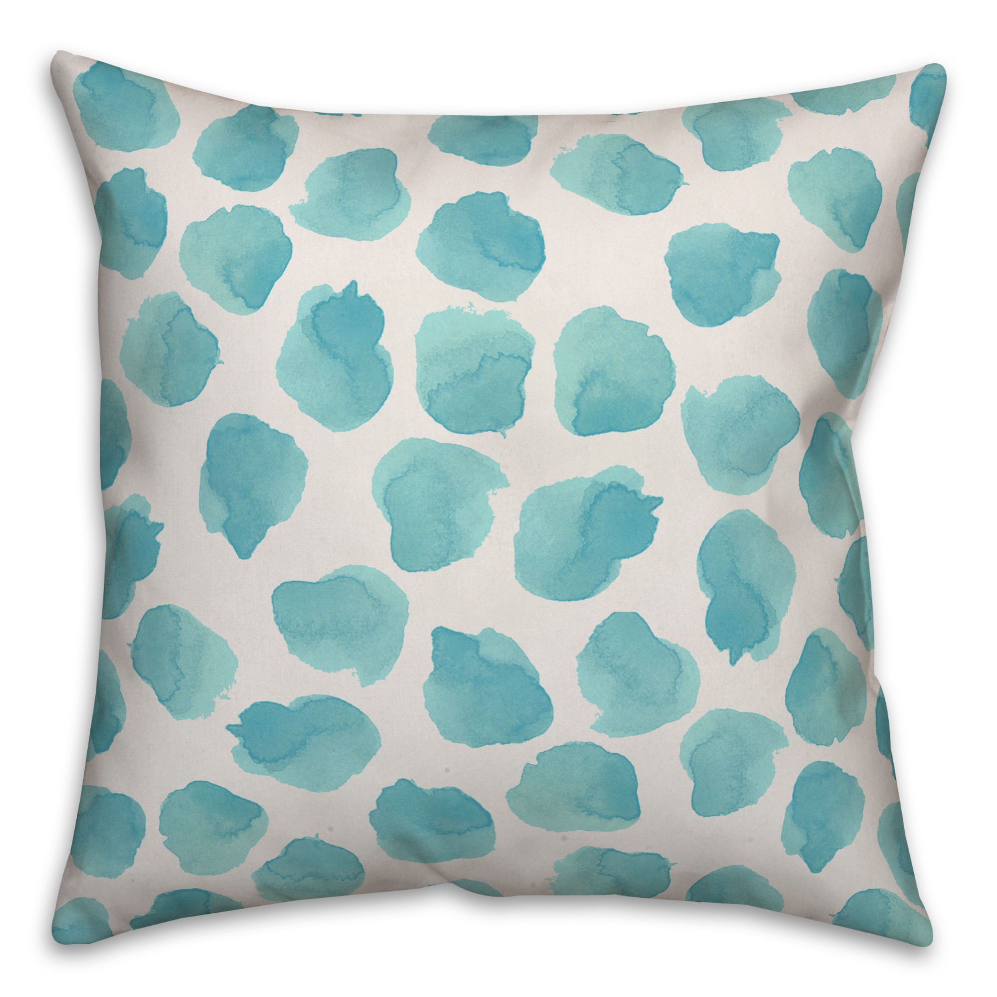 Watercolor Dots Pillow
