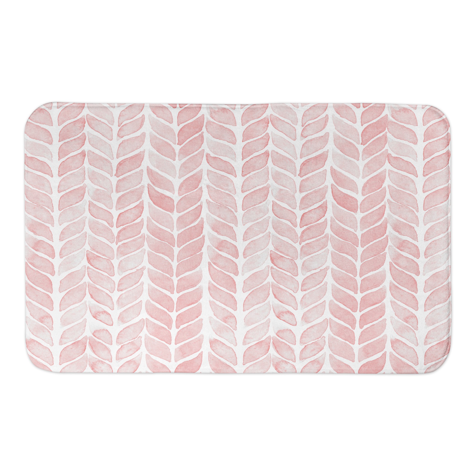 Blush Boho Pattern 34x21 Bath Mat