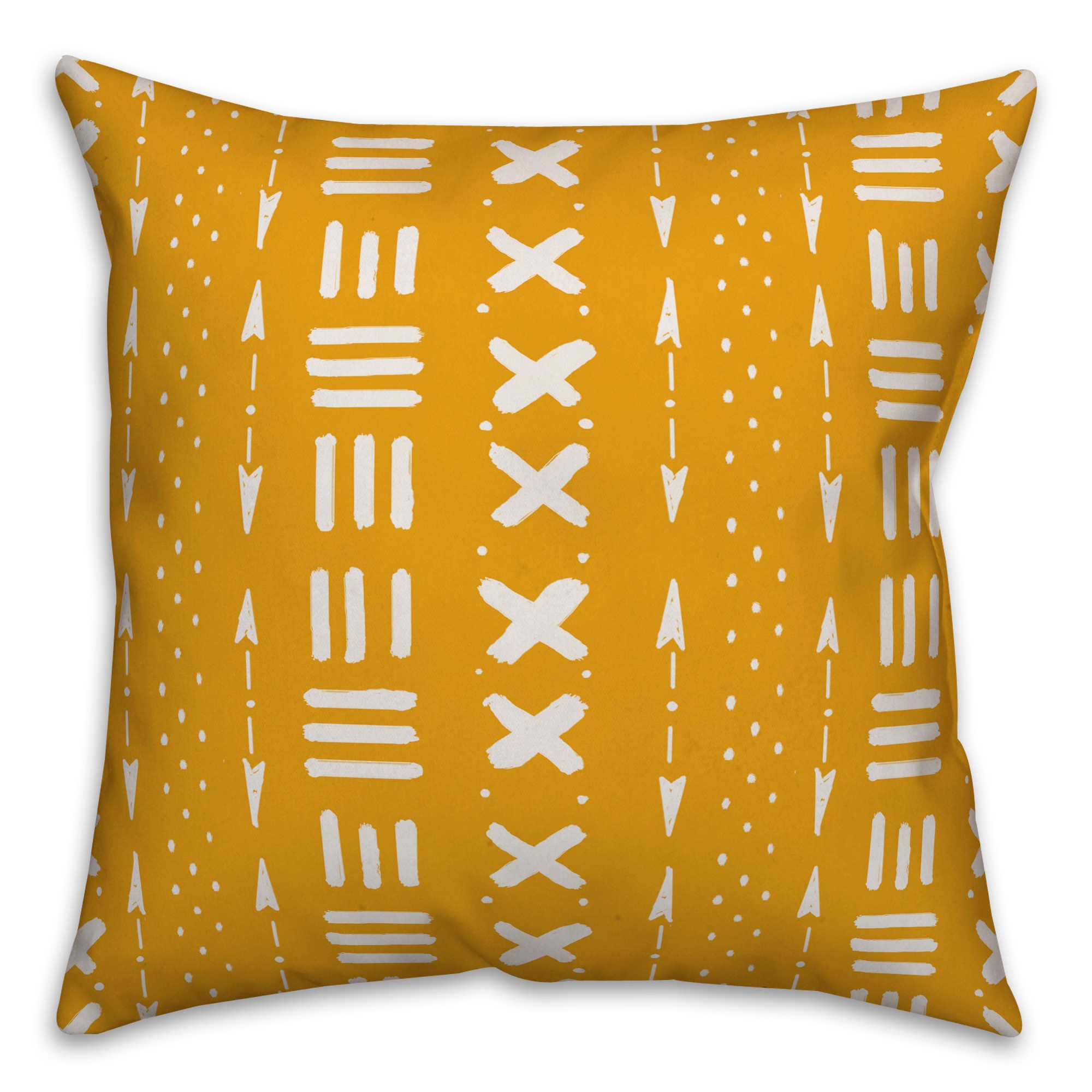 Tribal Mudcloth Pattern Pillow