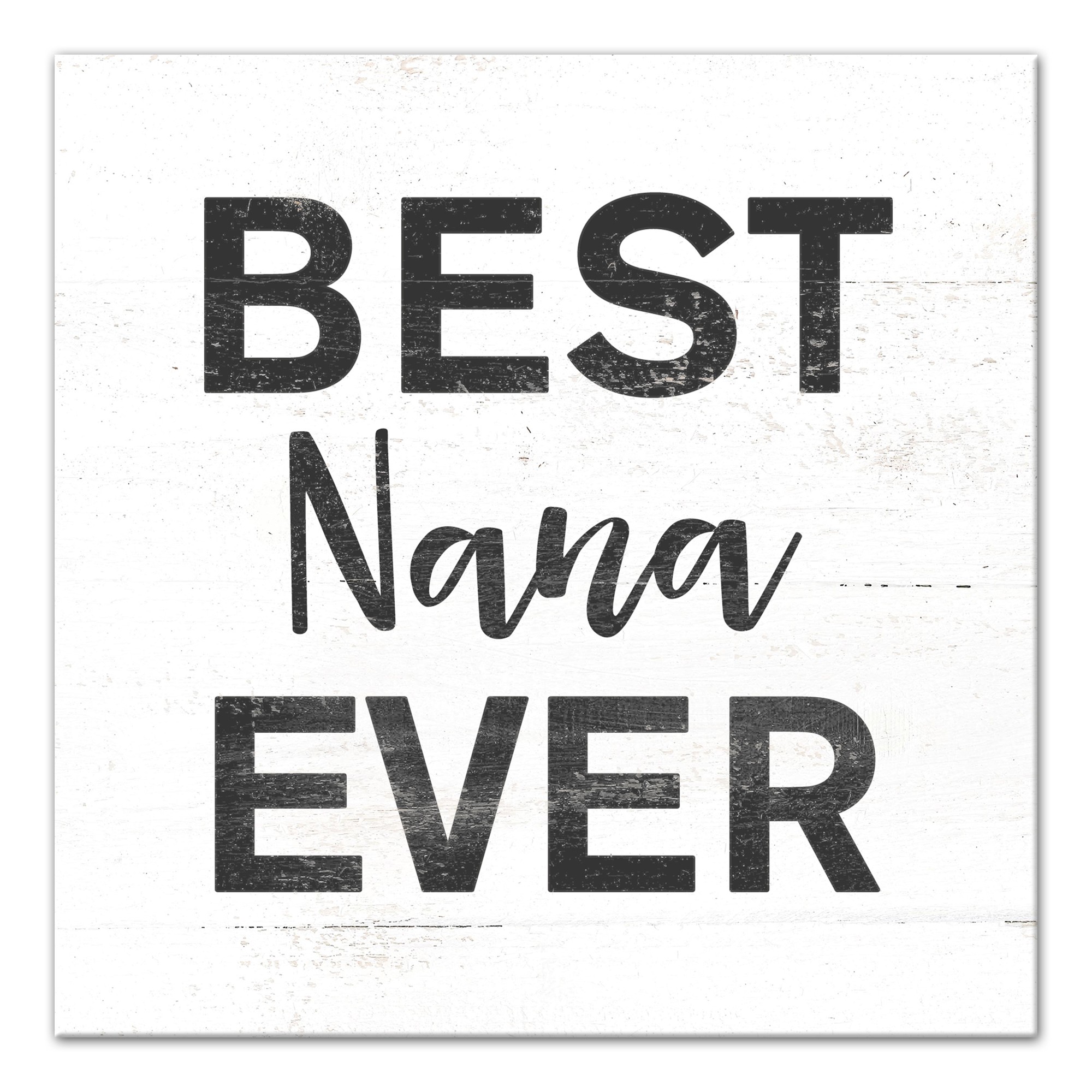 Best Grandma Ever Canvas Wall Art