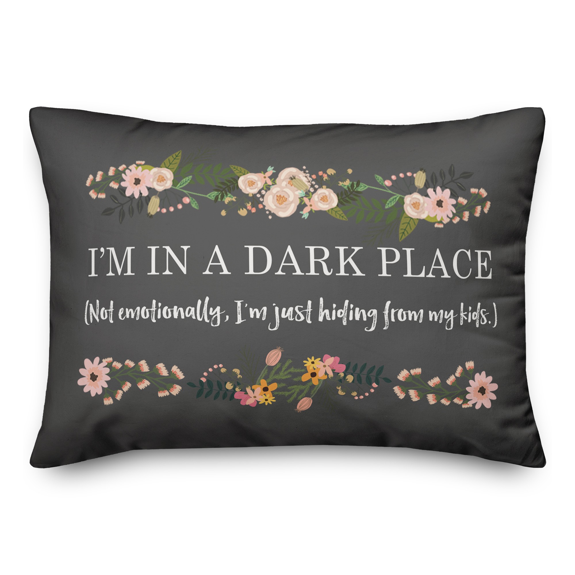 In A Dark Place Pillow
