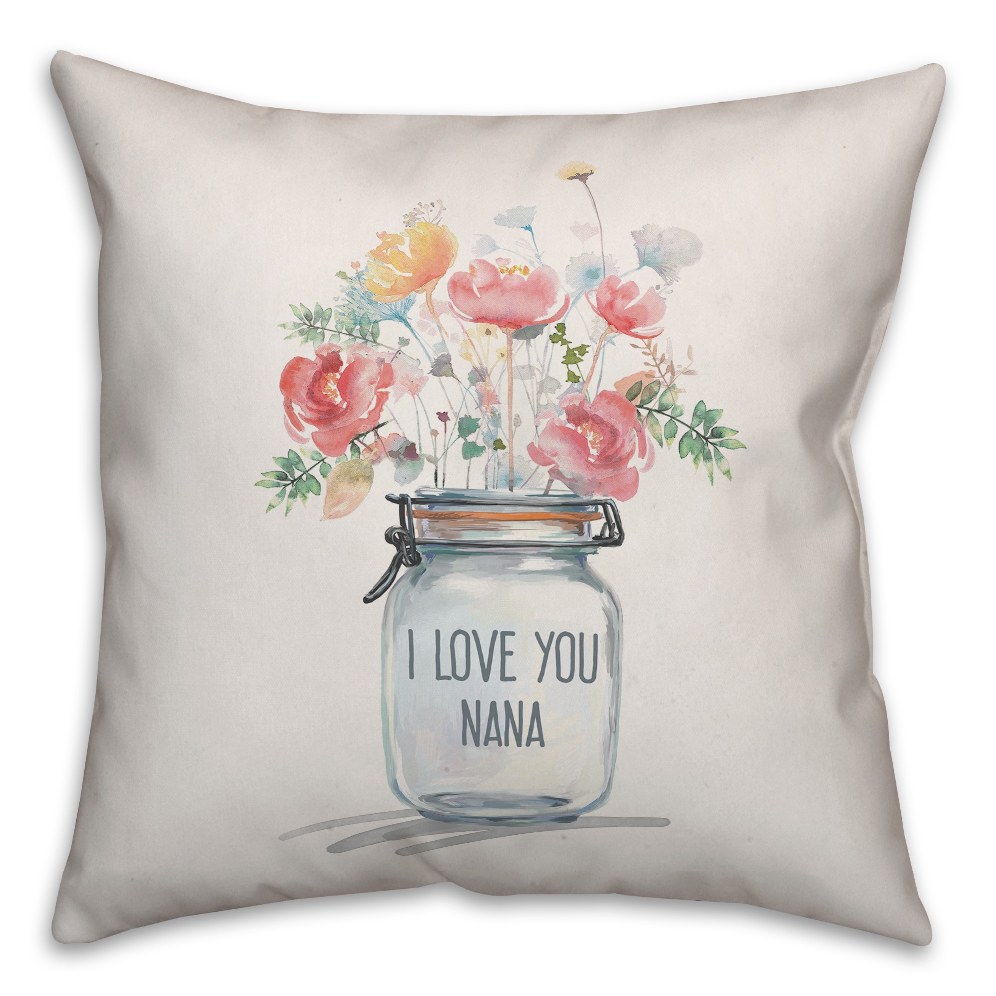 I Love You Bouquet Pillow