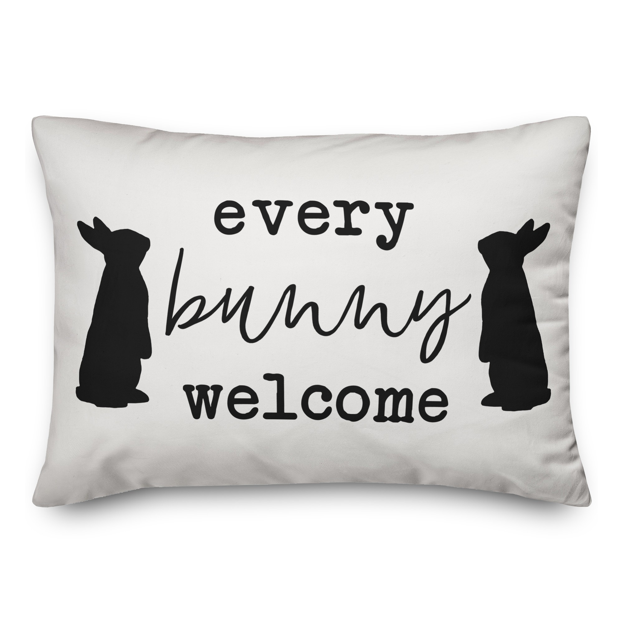 Every Bunny Welcome 14x20 Spun Poly Pillow