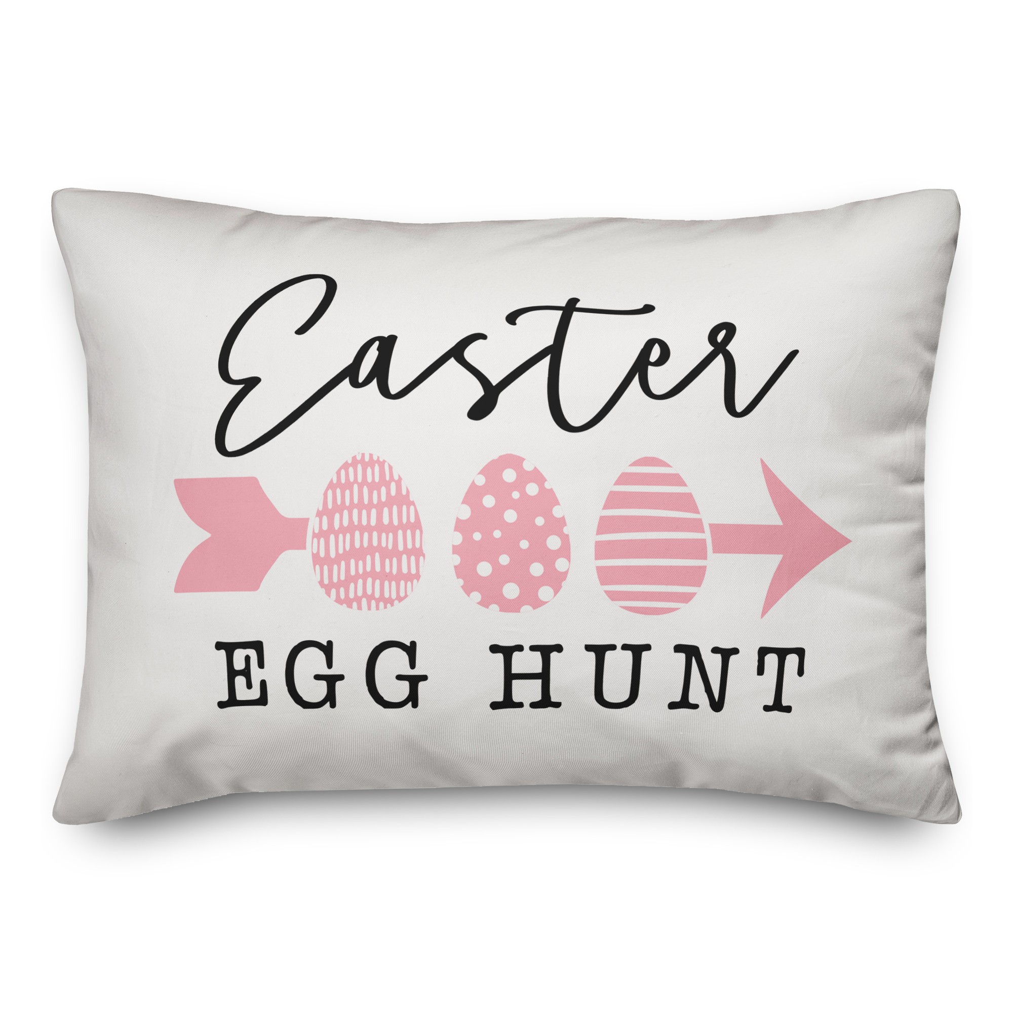 Easter Egg Hunt Spun Poly Pillow