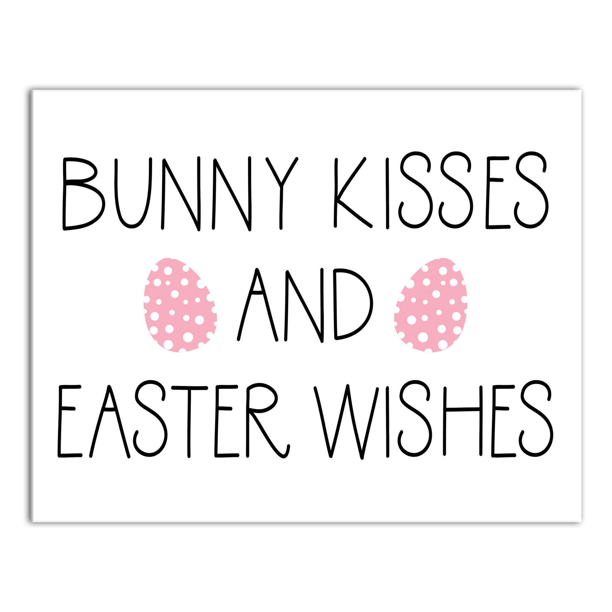 Bunny Kisses and Easter Wishes Wall Art