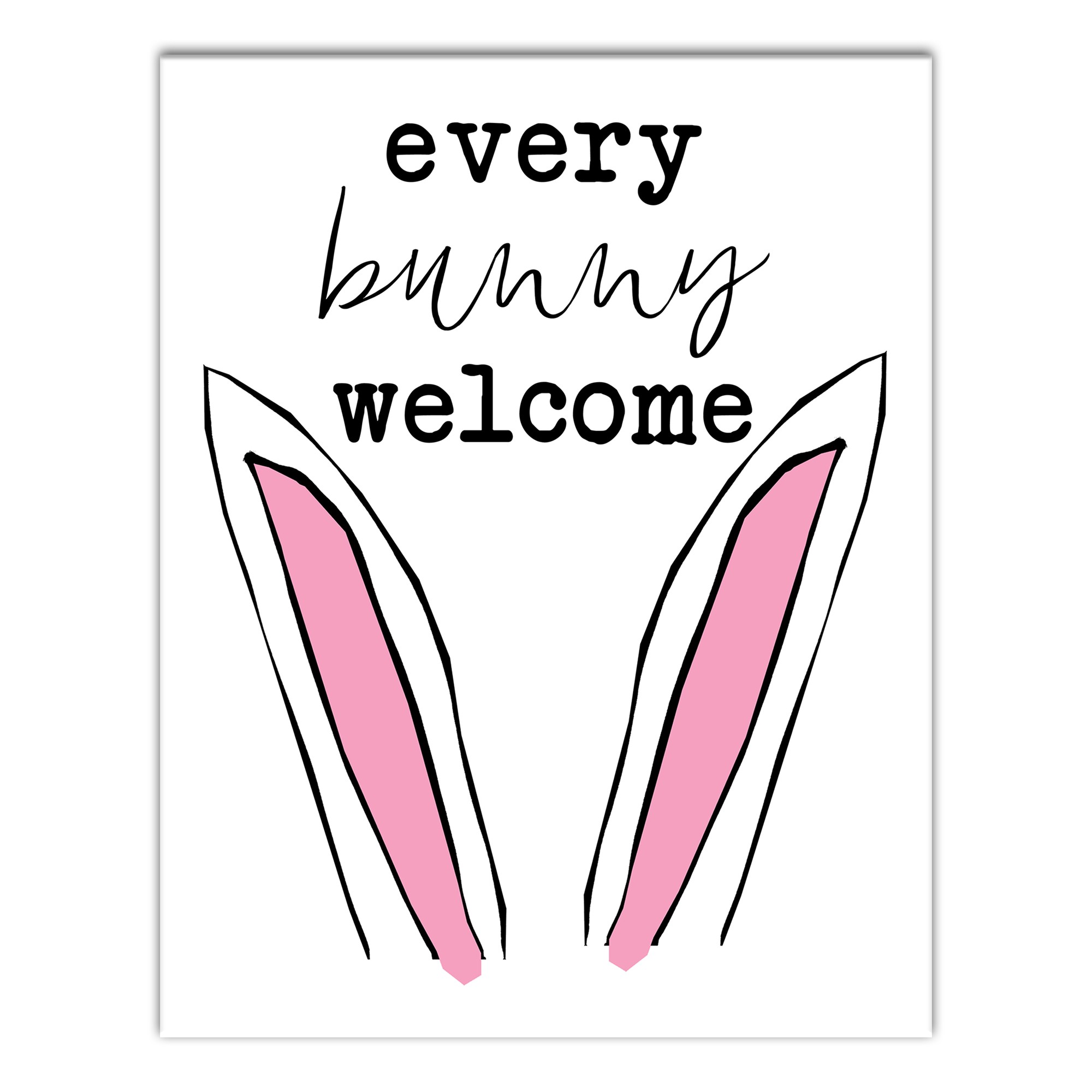 Every Bunny Welcome Wall Art