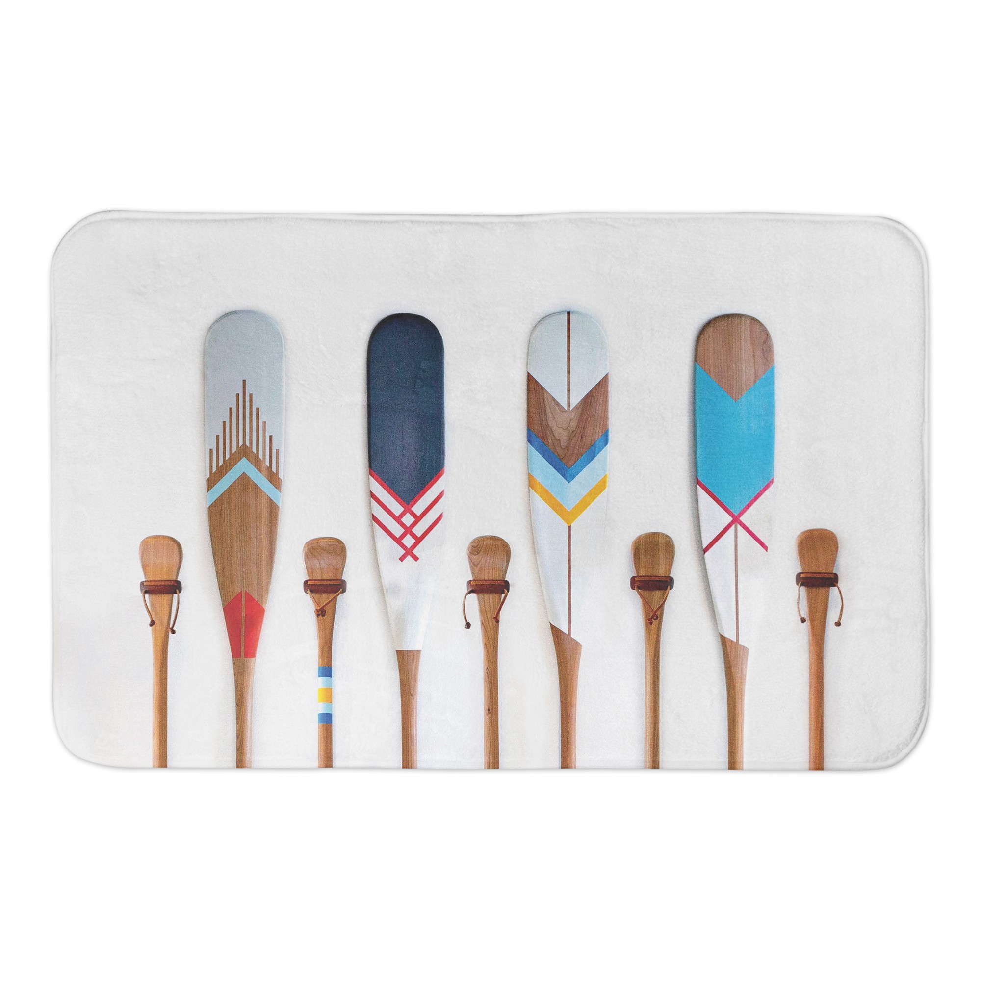 Nautical Oars 34x21 Bath Mat