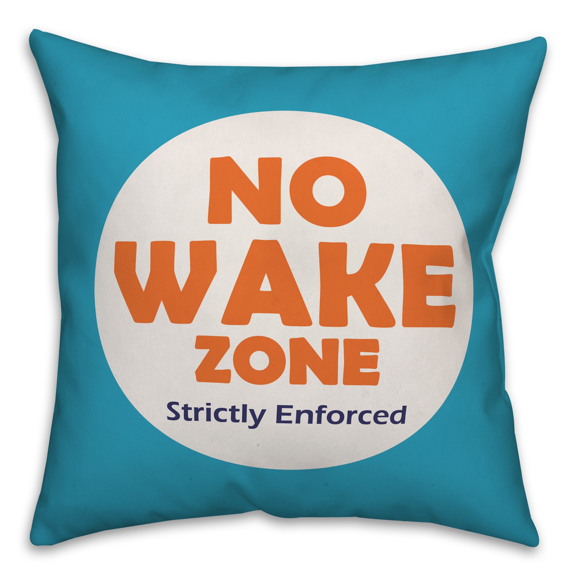 No Wake Zone Pillow
