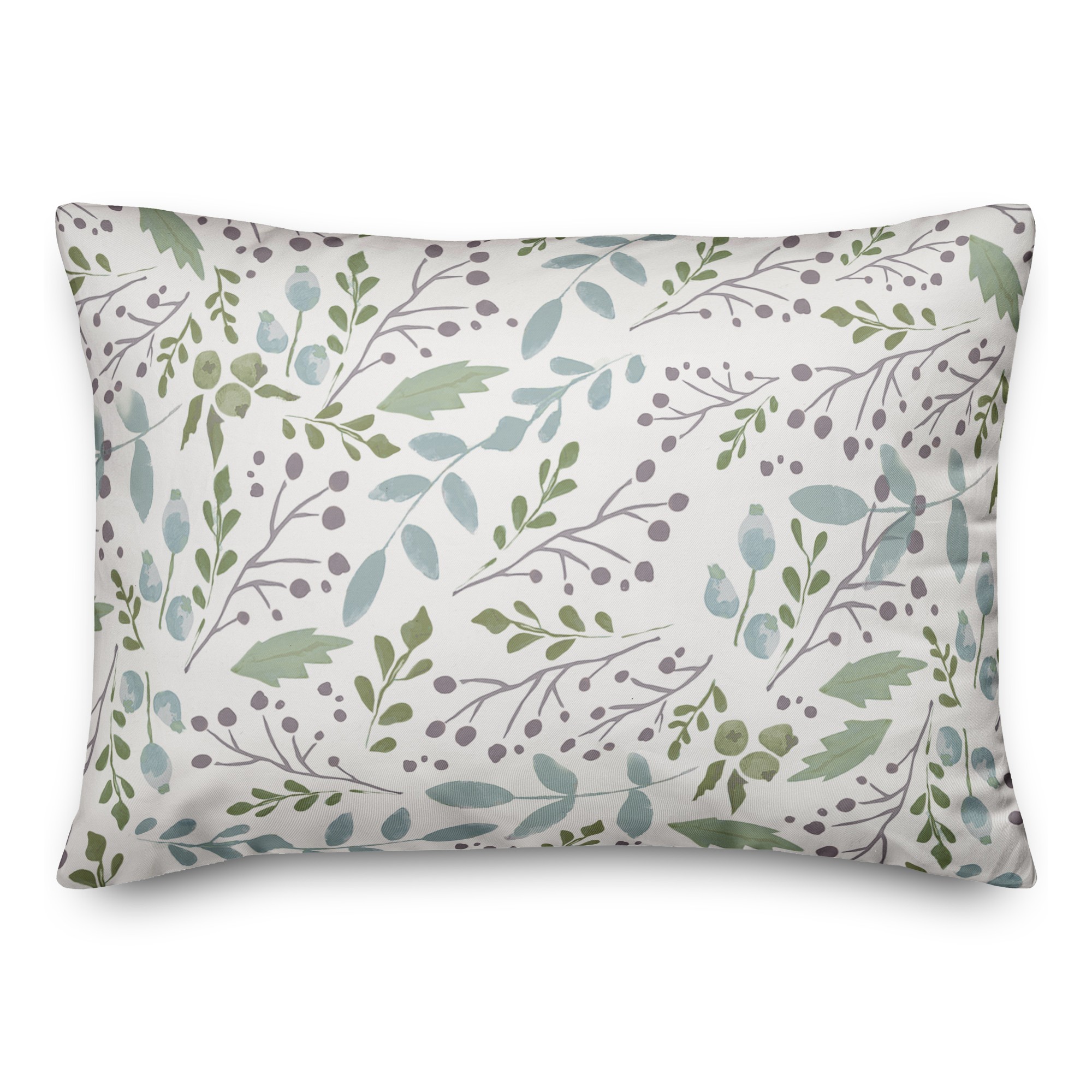 Simple Cool Botanicals 14x20 Spun Poly Pillow