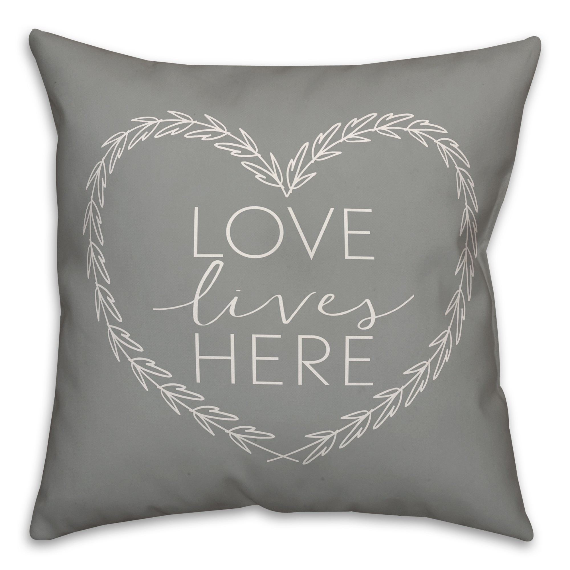Love Lives Here Pillow