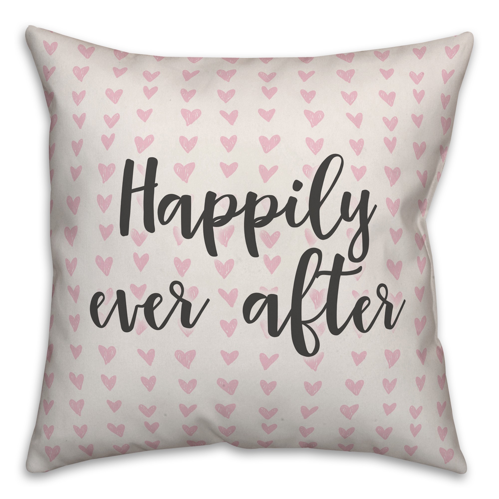 Happily Ever After Spun Poly Pillow