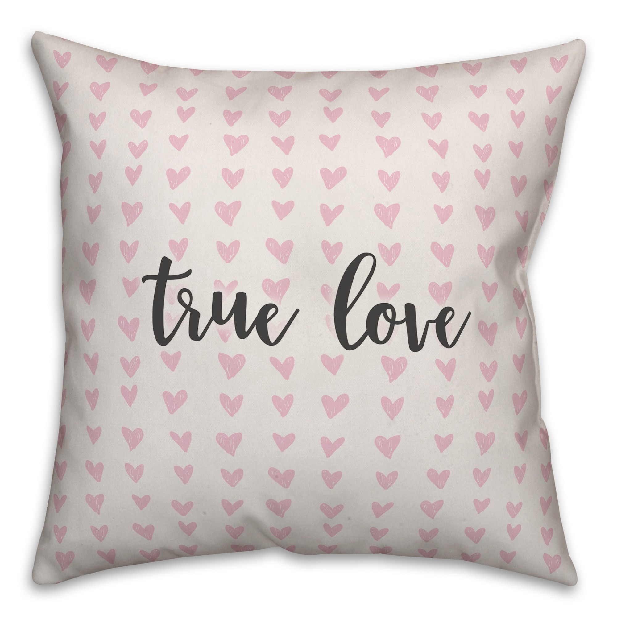 True Love Spun Poly Pillow