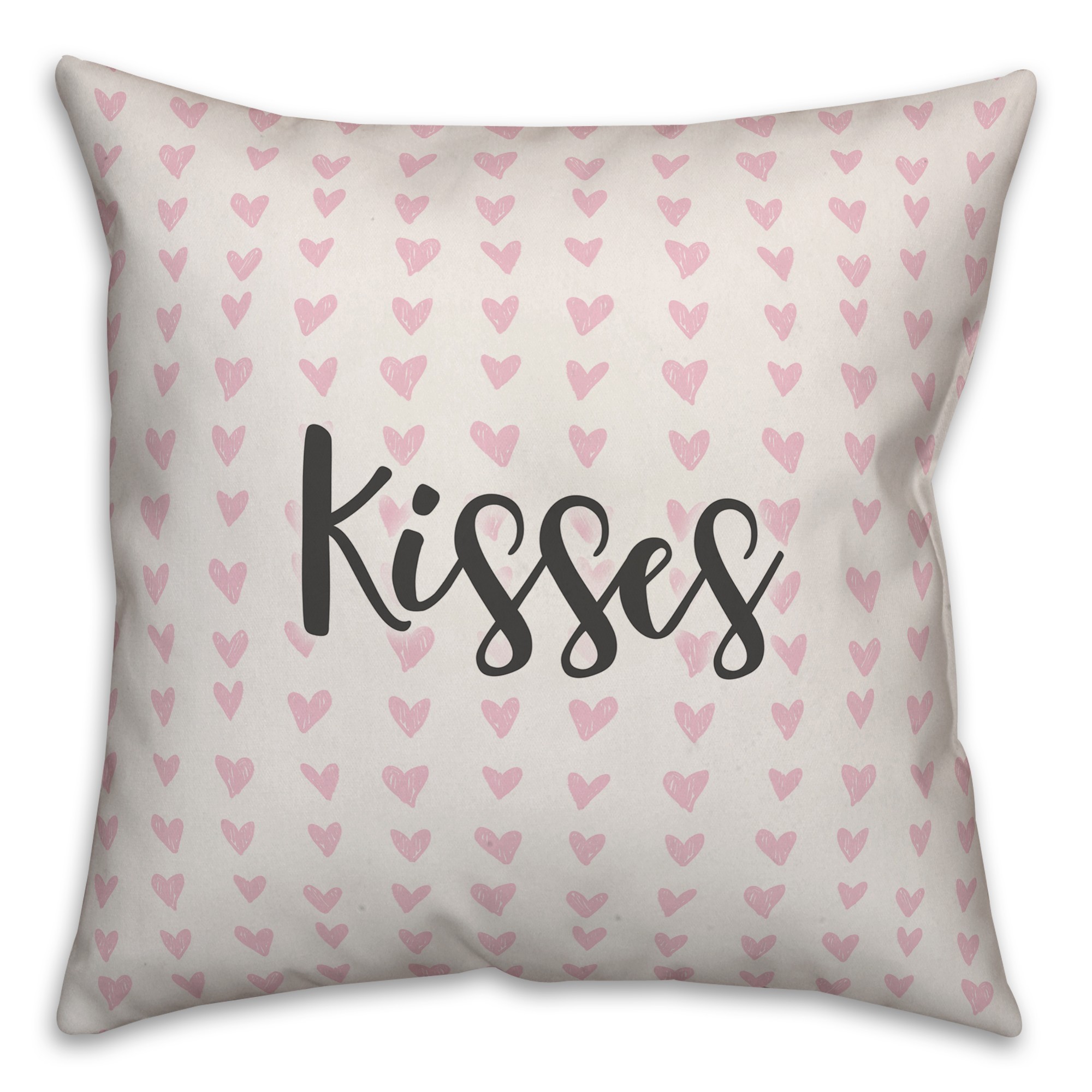 Kisses Spun Poly Pillow Cover