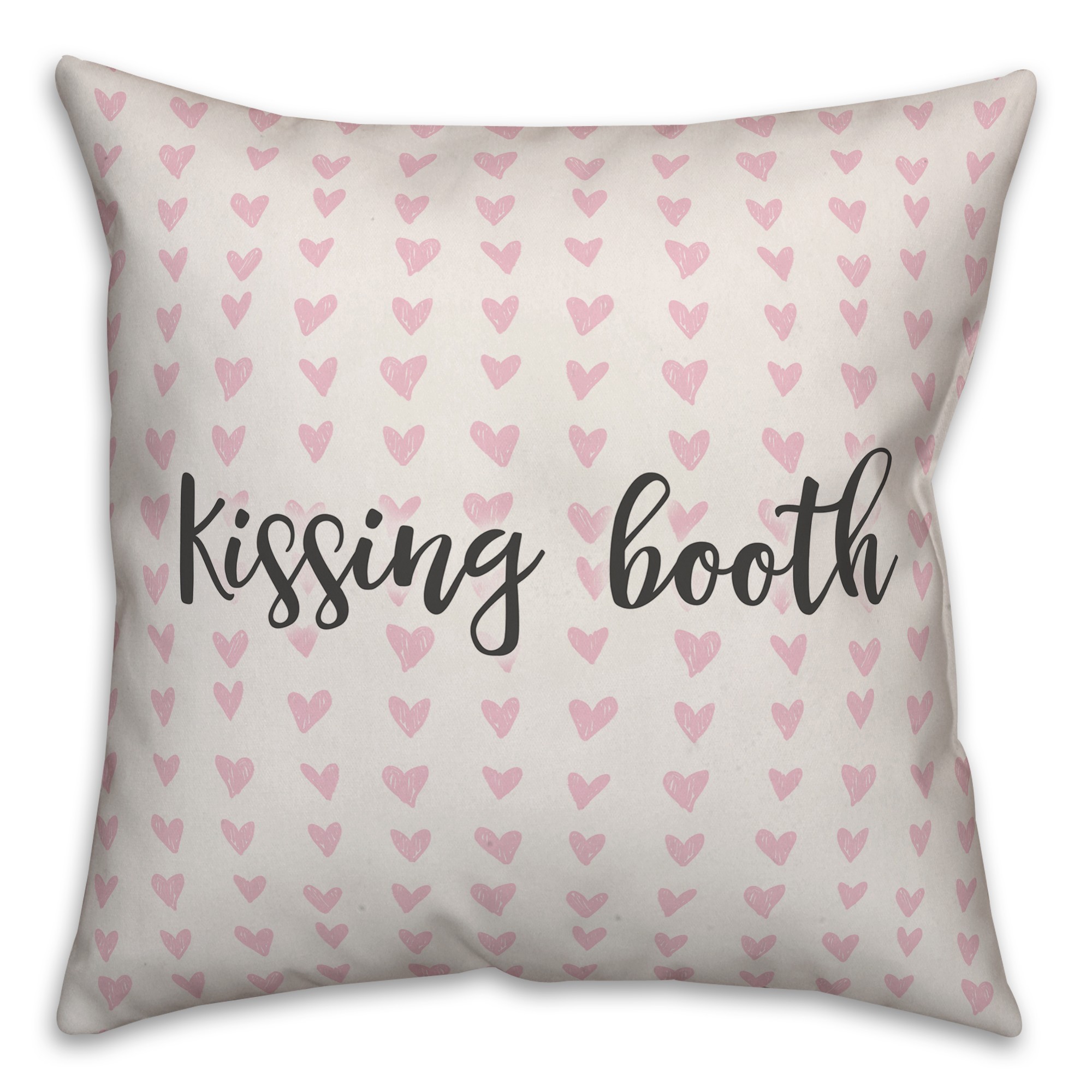Kissing Booth Spun Poly Pillow Cover