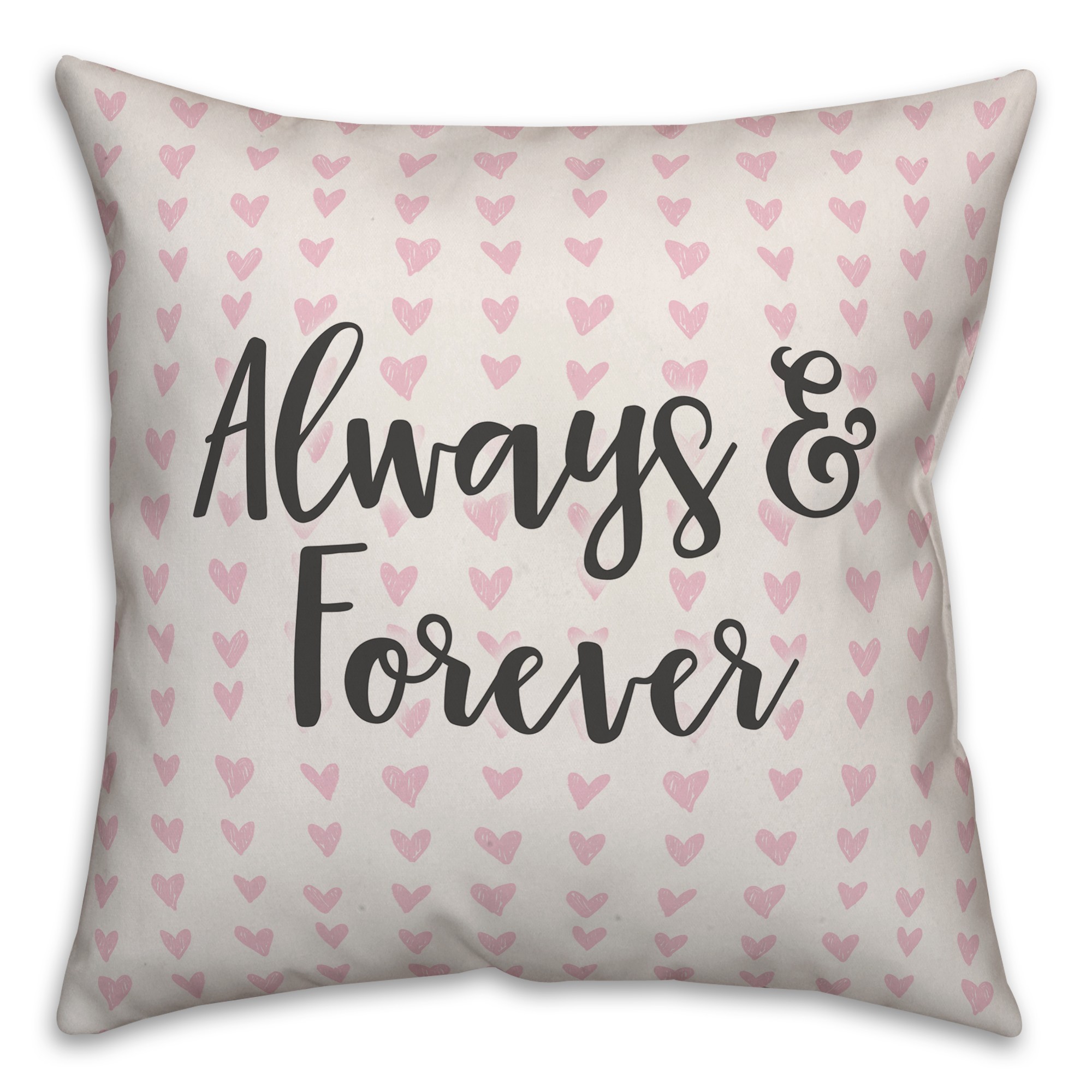 Always & Forever Spun Poly Pillow Cover