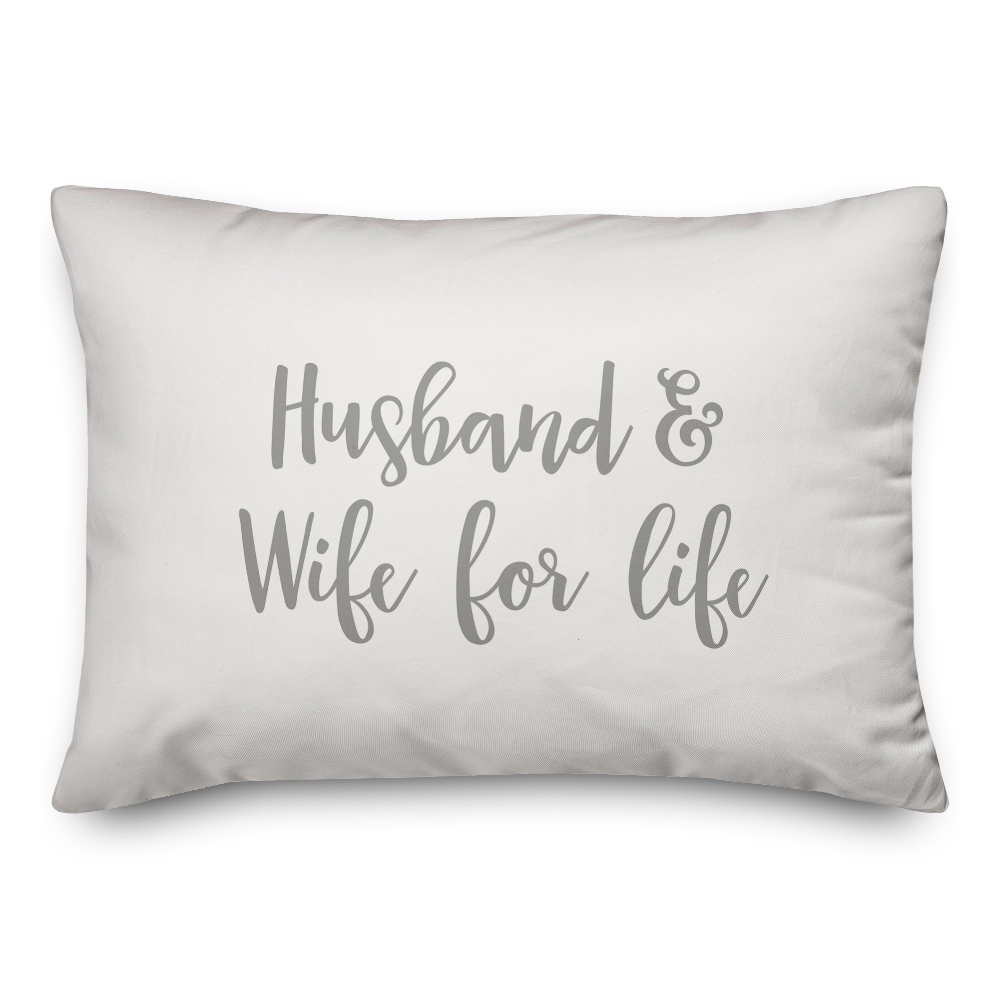 Husband & Wife For Life  Pillow