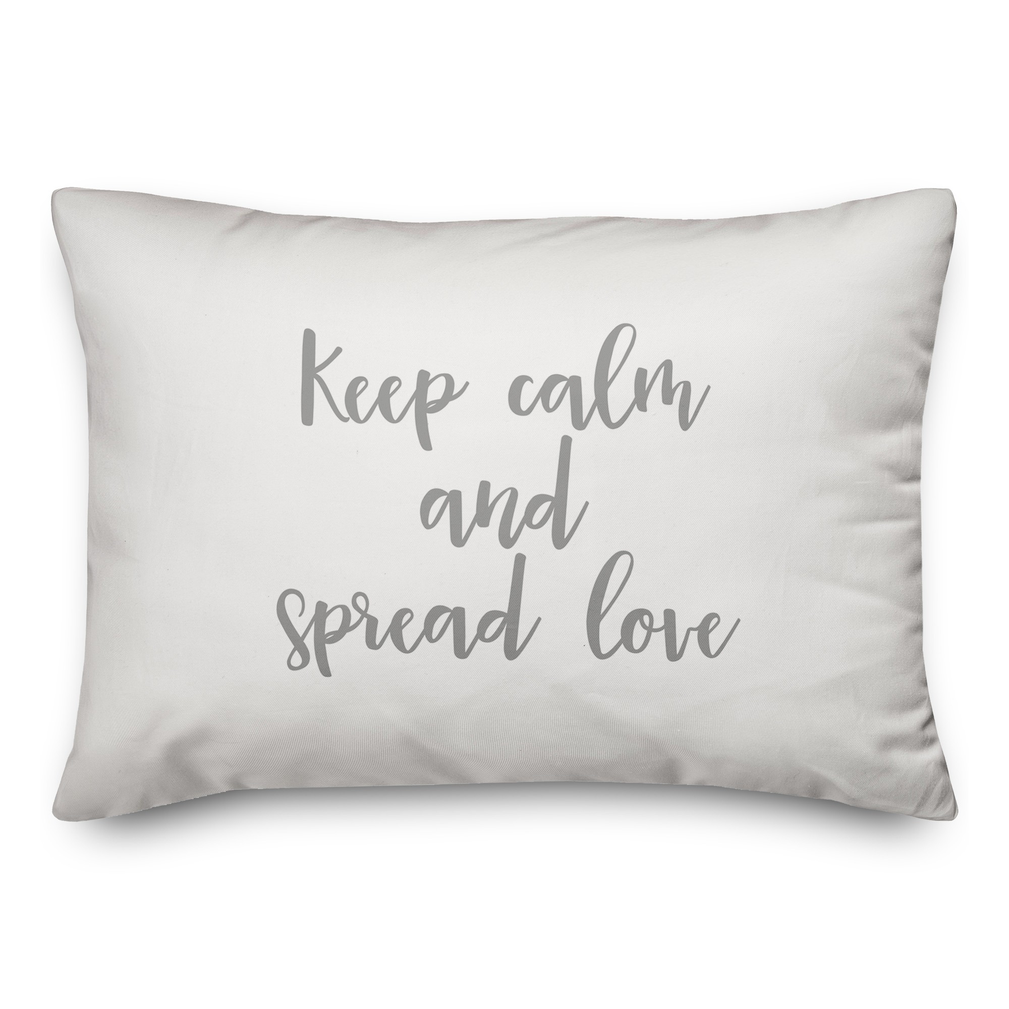 Keep Calm And Spread Love  Pillow