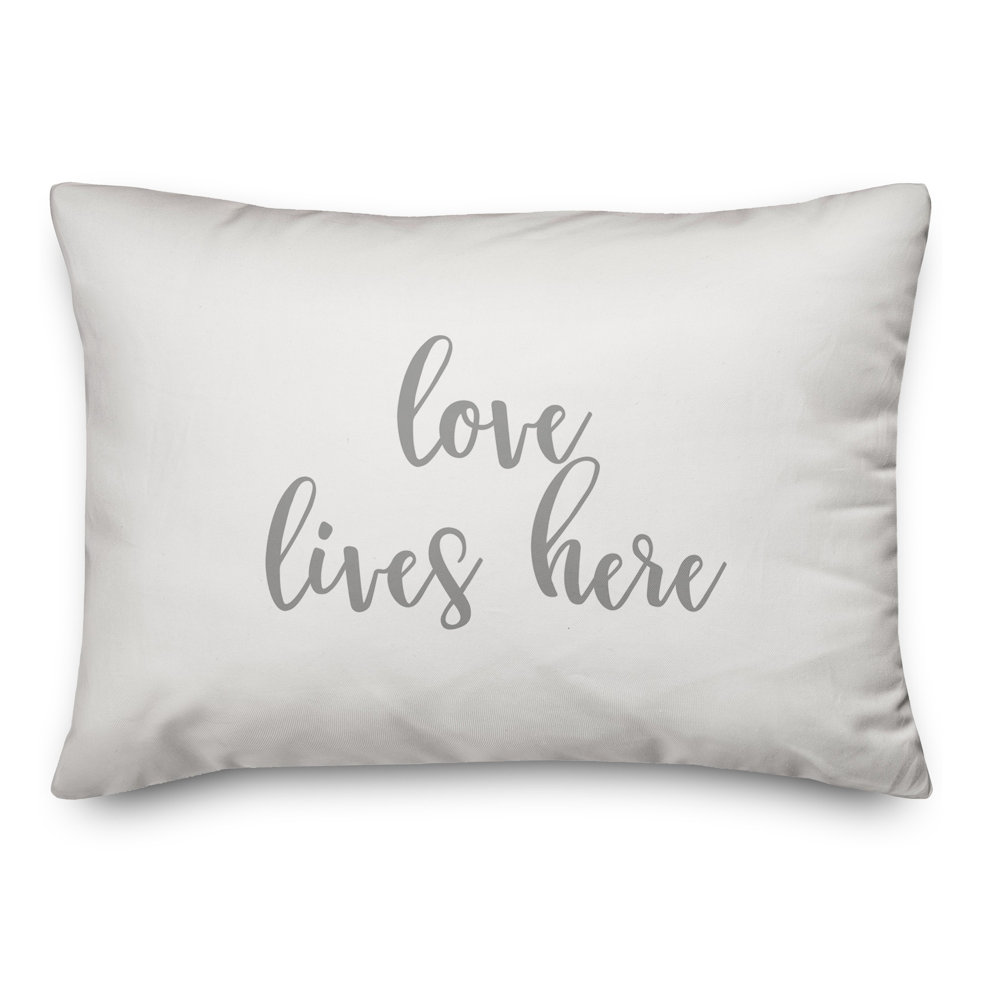 Love Lives Here  Pillow