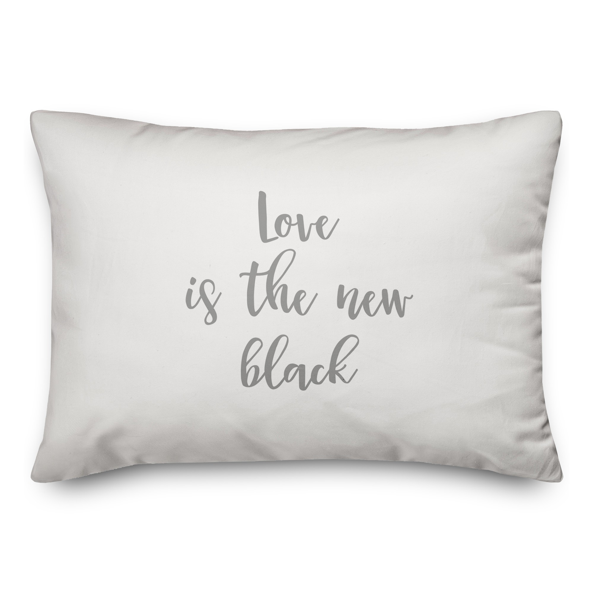 Love is The New Black  Pillow