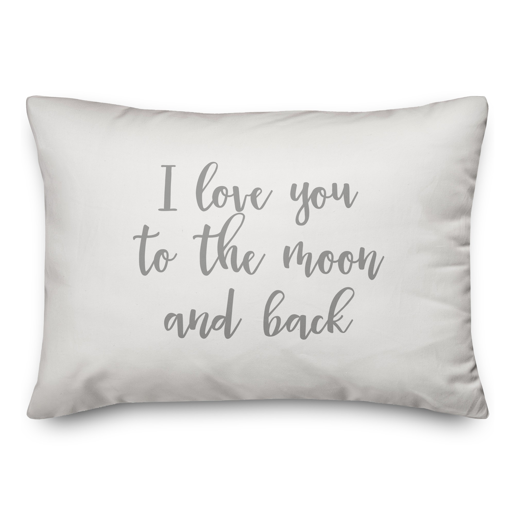 I Love You To The Moon And Back  Pillow