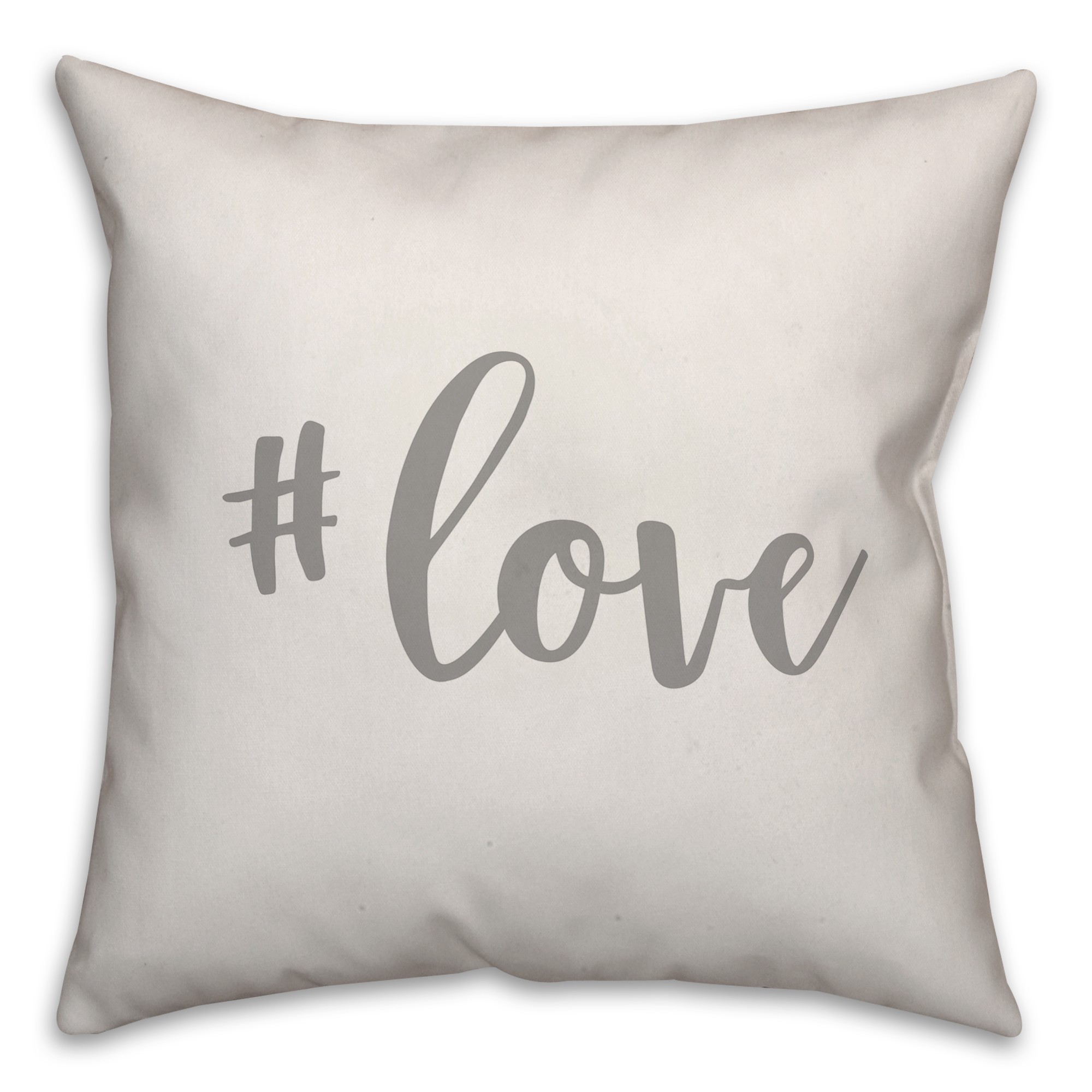 Hashtag Love You 16x16 Spun Poly Pillow Cover
