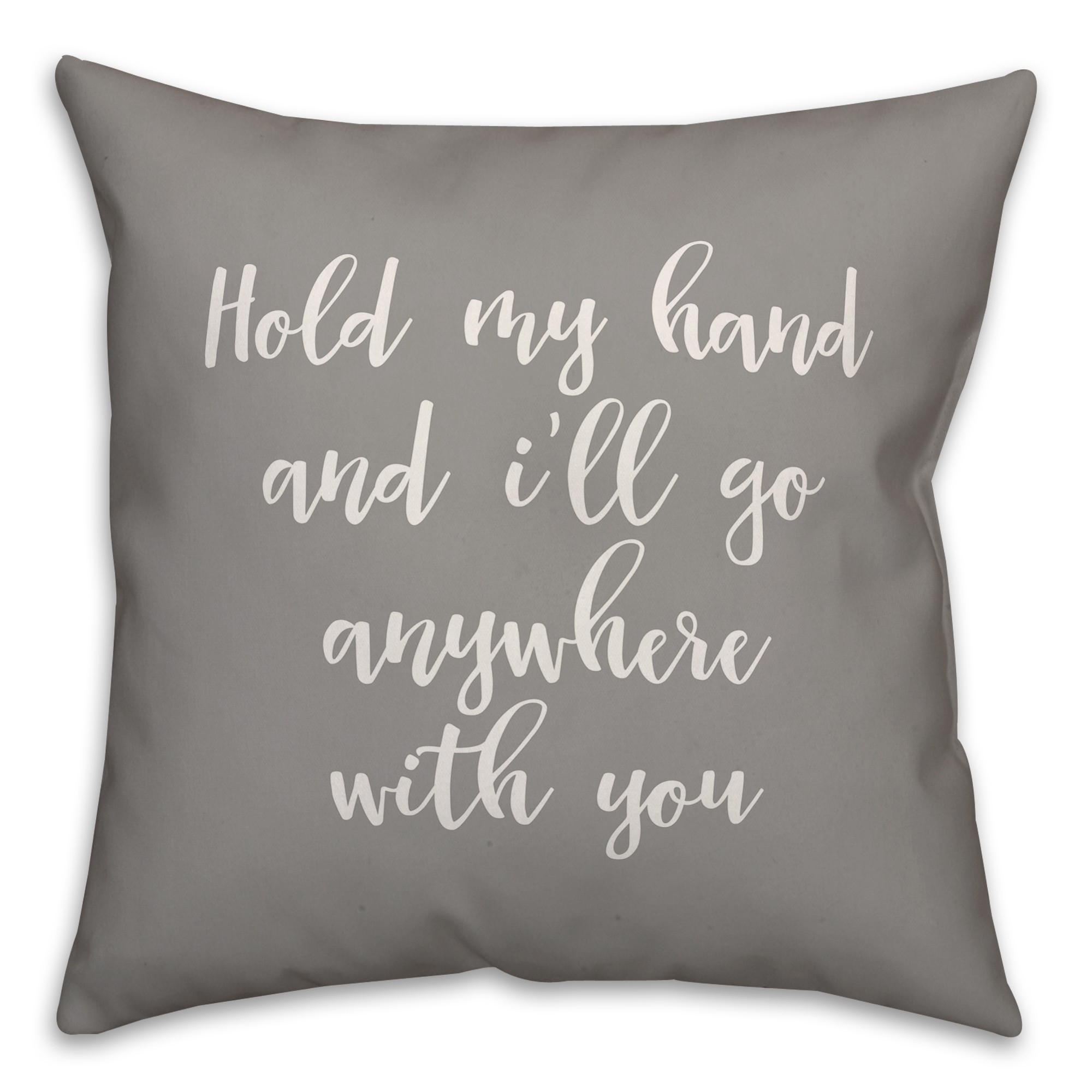 Hold My Hand 16x16 Spun Poly Pillow Cover