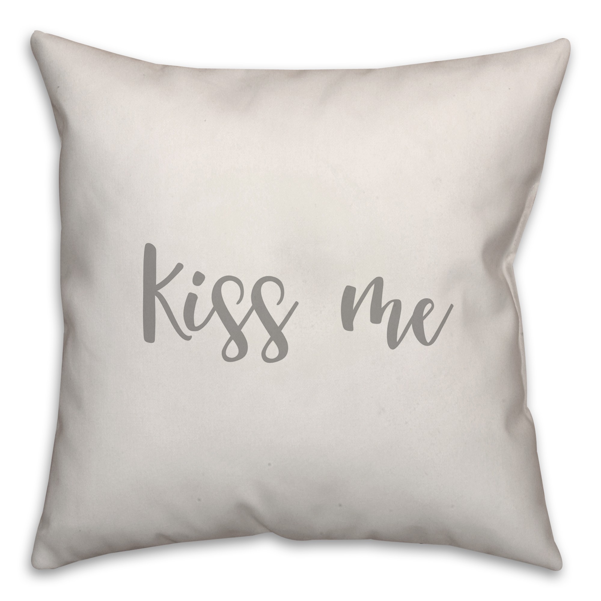 Kiss Me 16x16 Spun Poly Pillow Cover