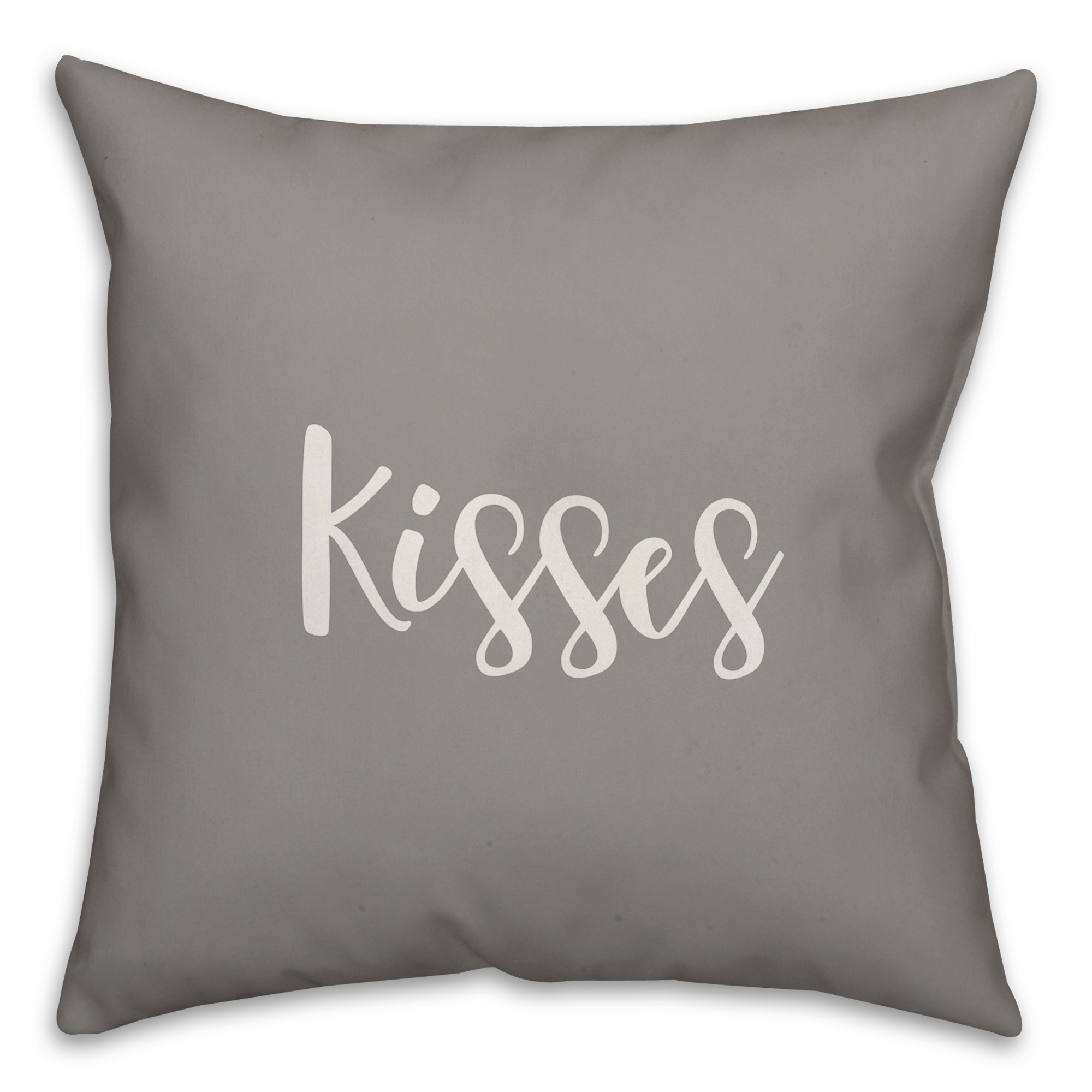 Kisses 16x16 Spun Poly Pillow Cover