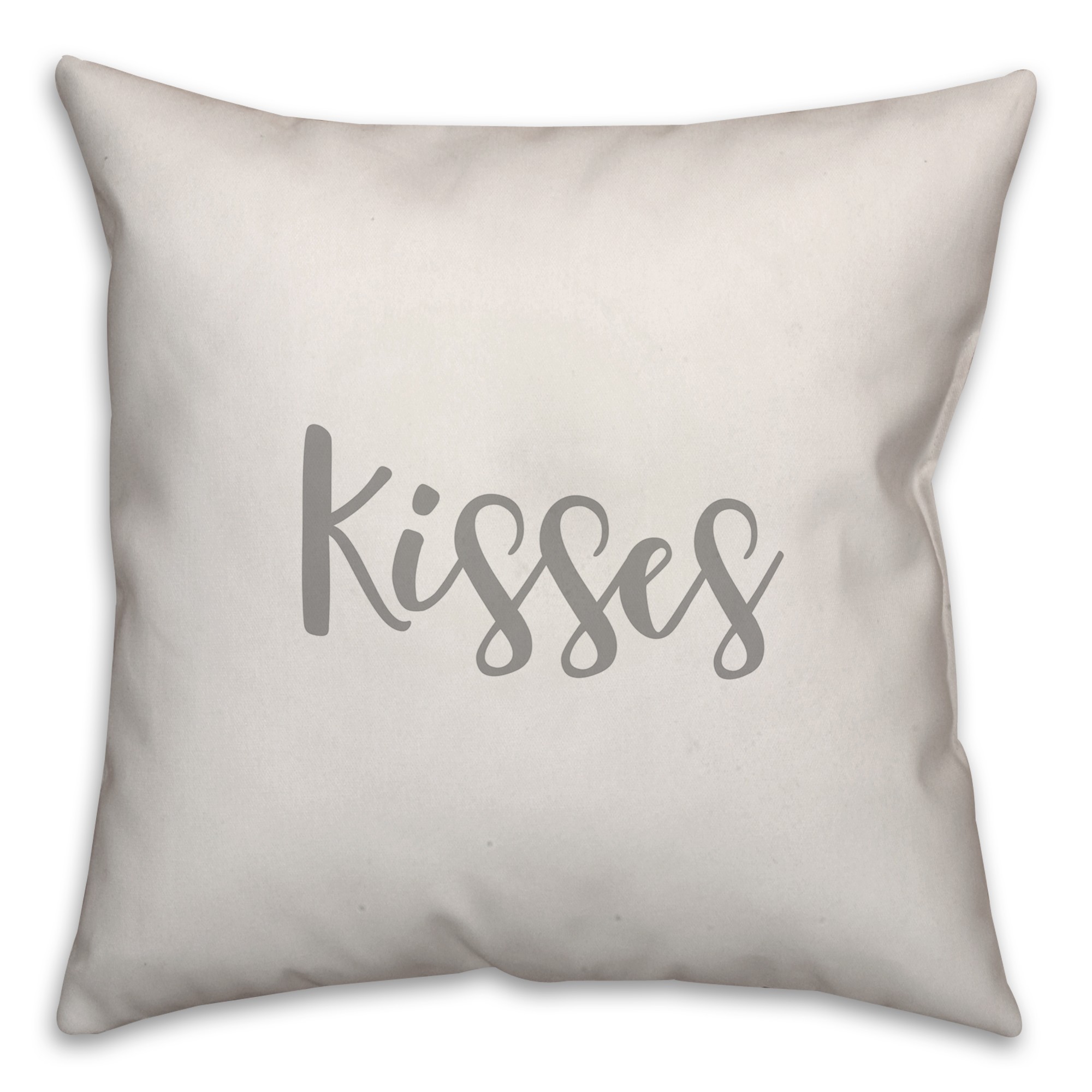 Kisses 16x16 Spun Poly Pillow Cover