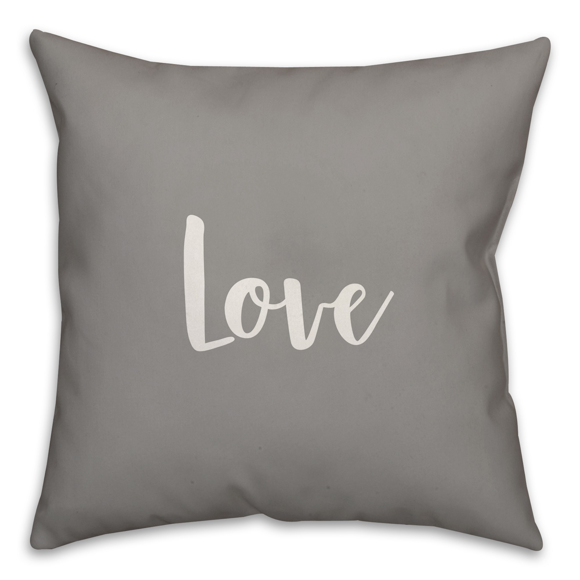 Love 16x16 Spun Poly Pillow Cover