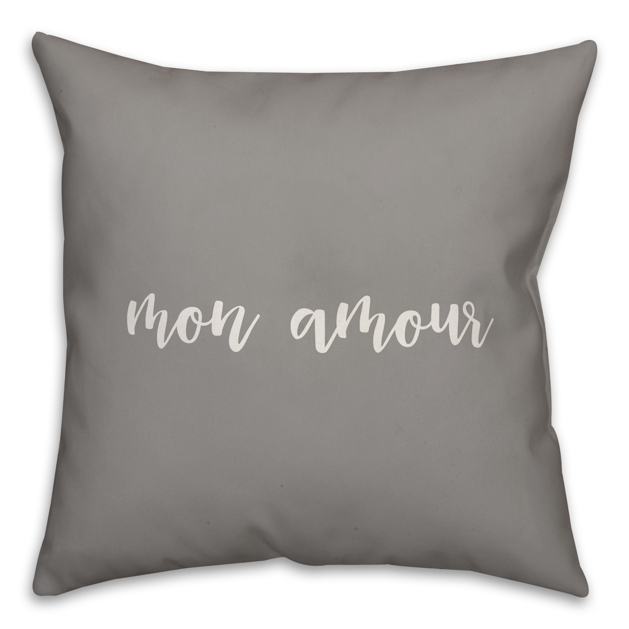 Mon Amour 16x16 Spun Poly Pillow Cover