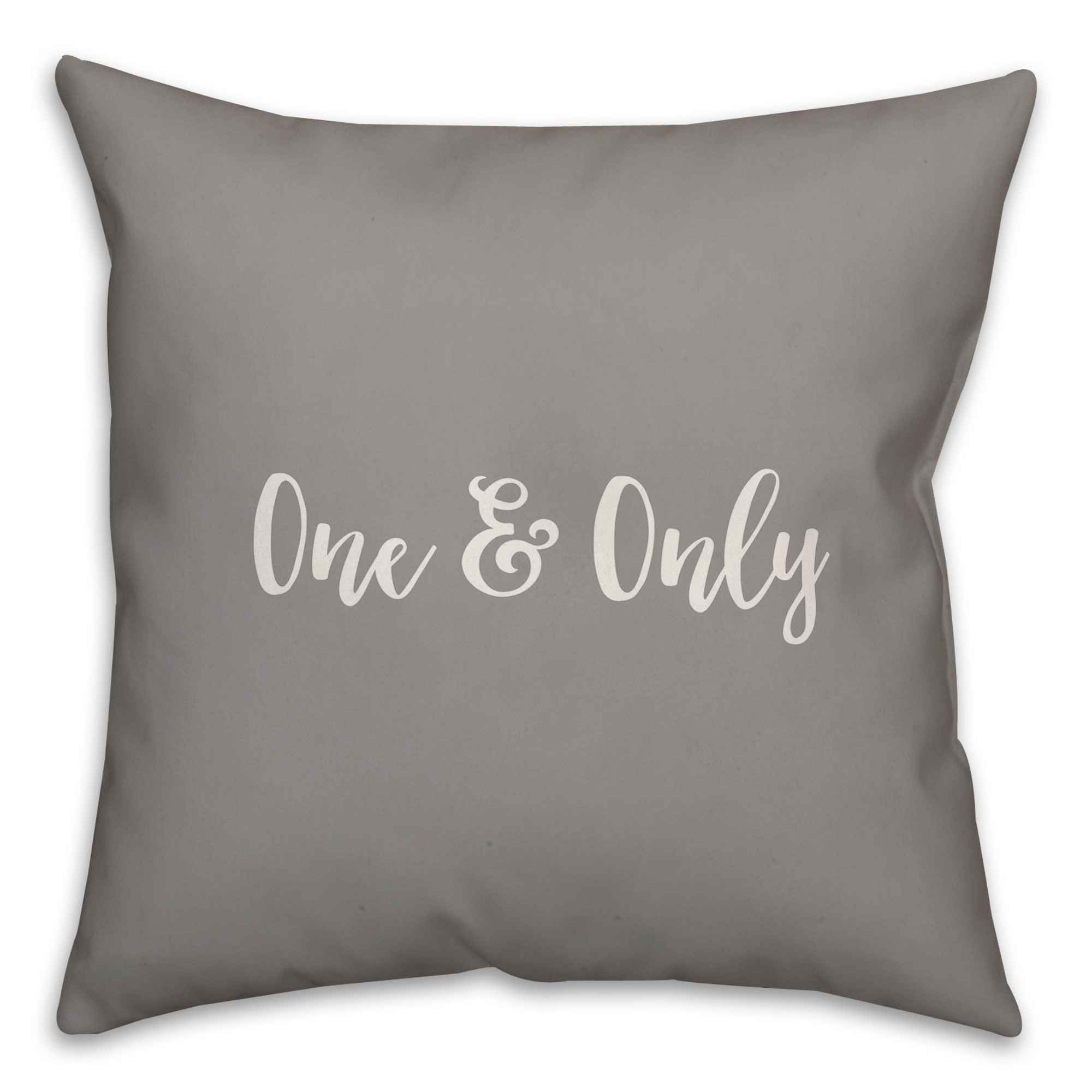 One & Only 16x16 Spun Poly Pillow Cover