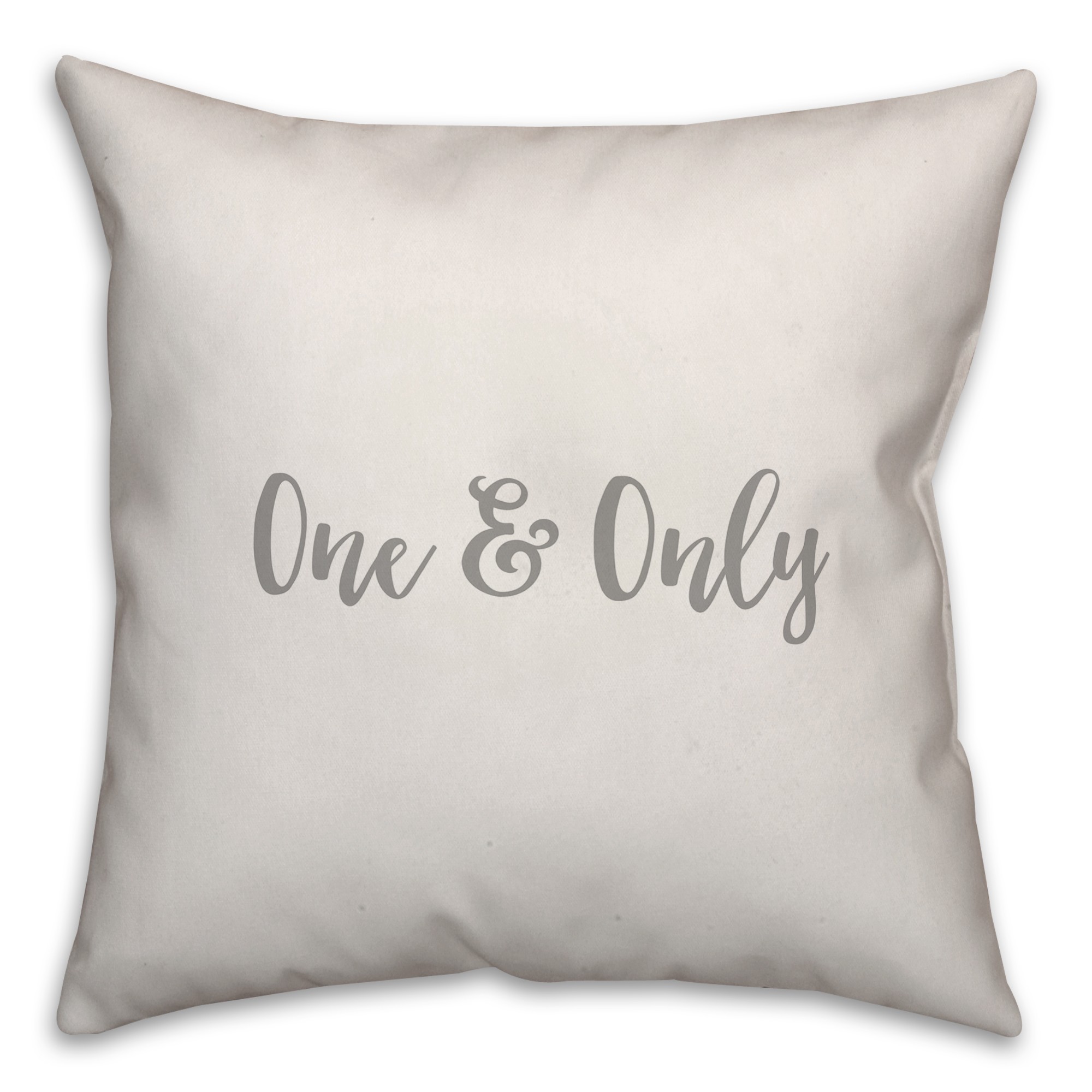 One & Only 16x16 Spun Poly Pillow Cover