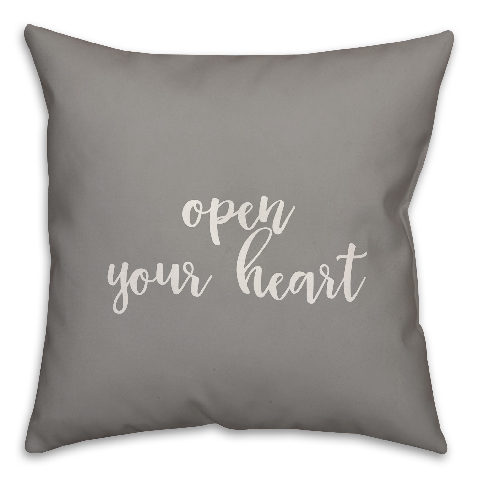 Open Your Heart 16x16 Spun Poly Pillow Cover