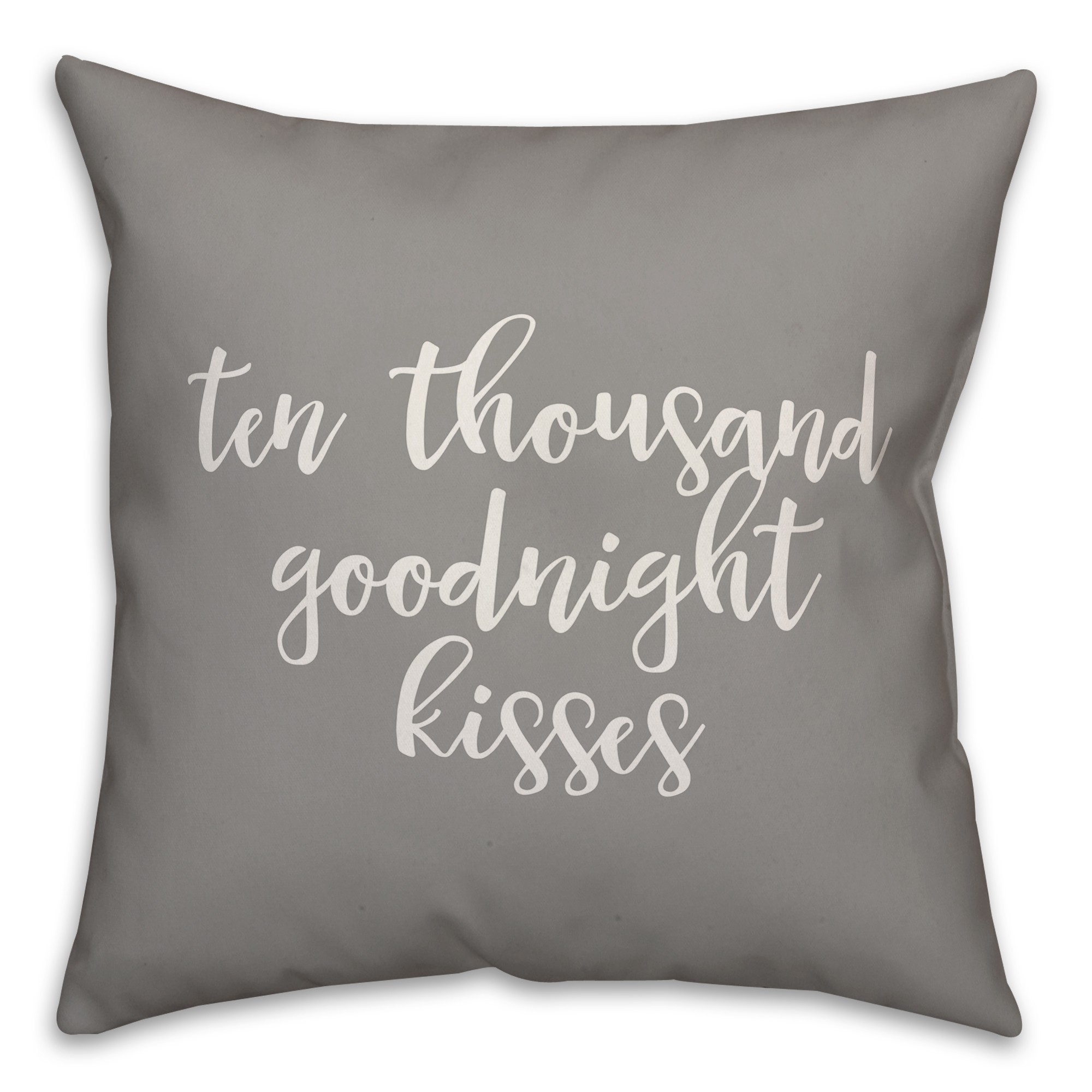 Ten Thousand Goodnight Kisses 16x16 Spun Poly Pillow Cover