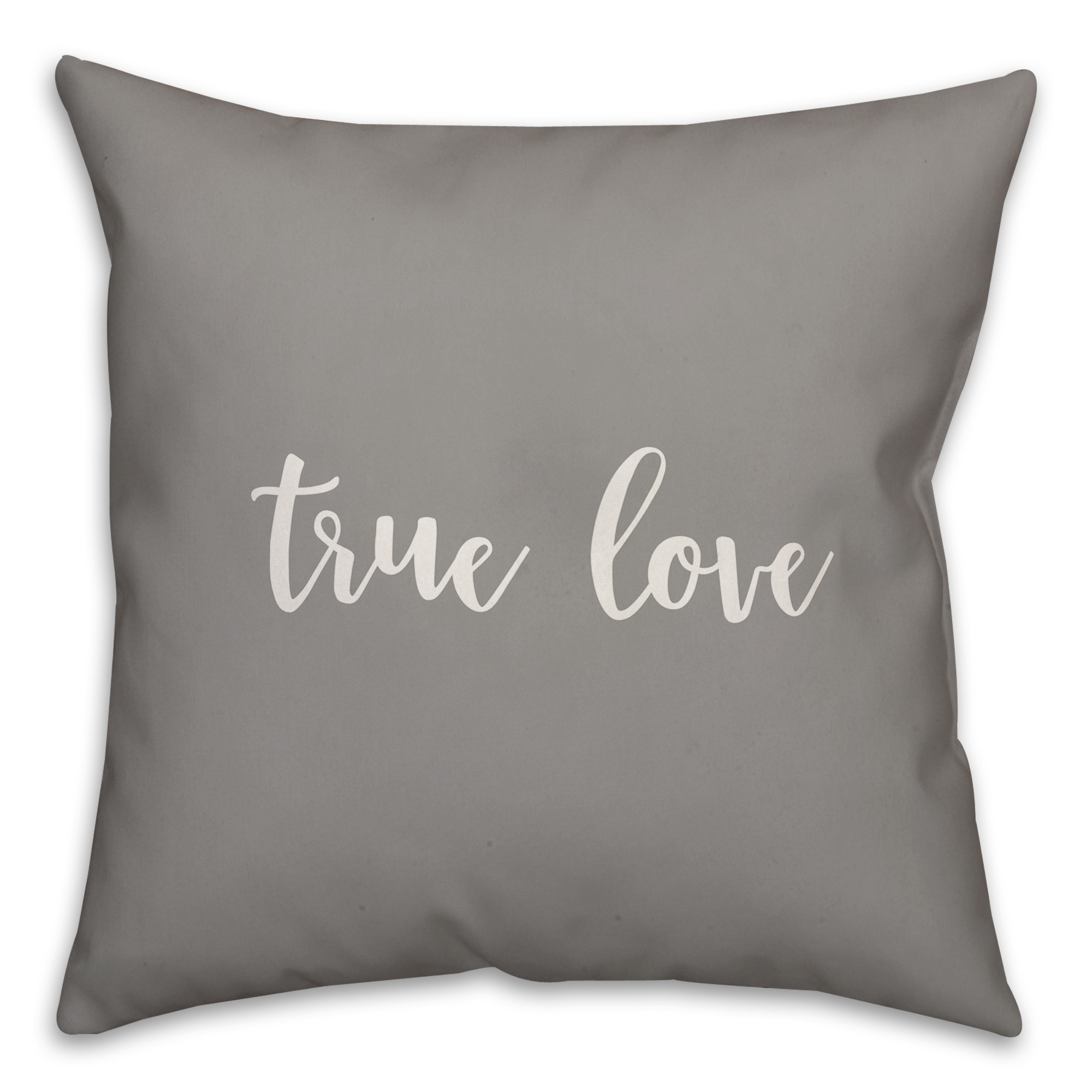 True Love 16x16 Spun Poly Pillow Cover