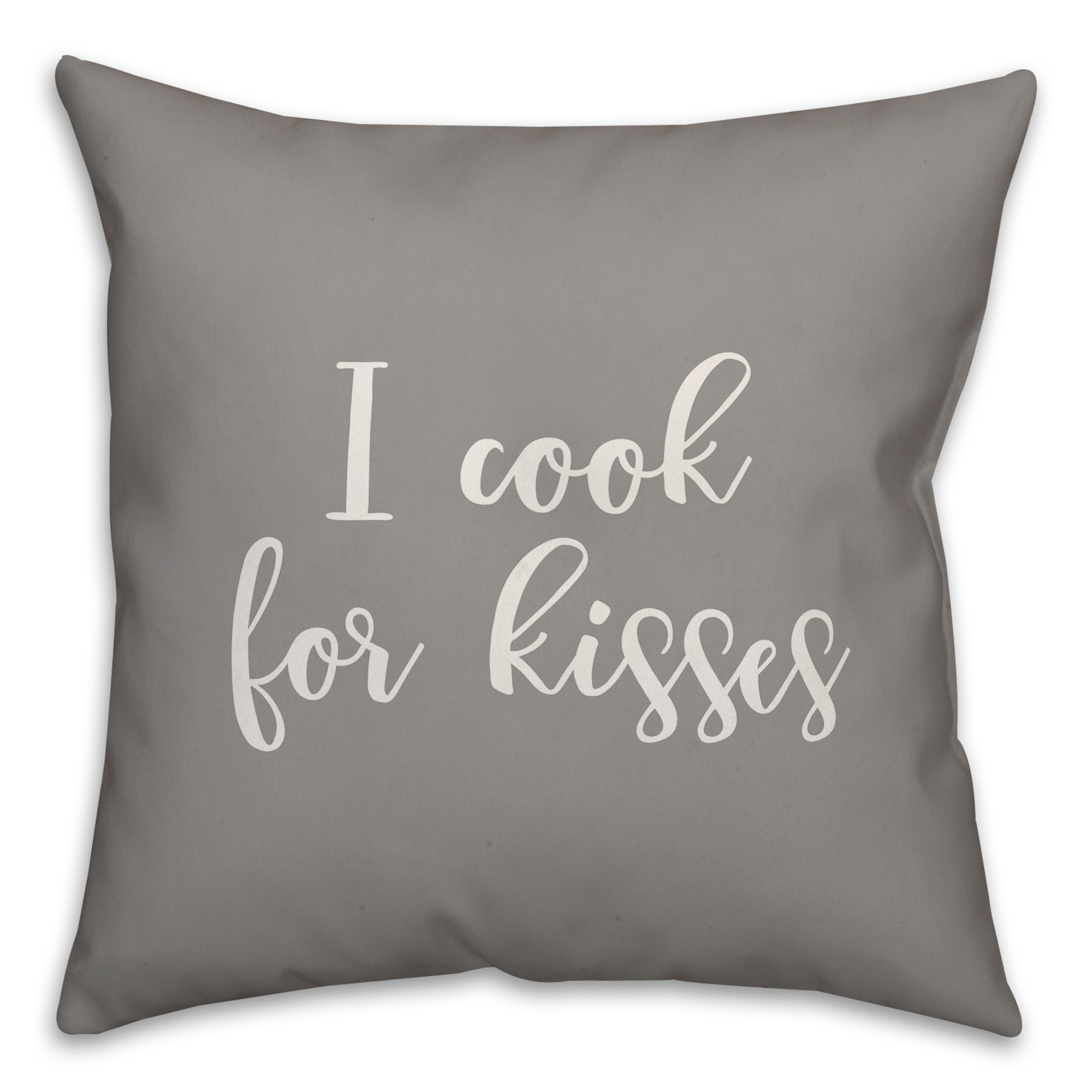 I Cook For Kisses 16x16 Spun Poly Pillow Cover