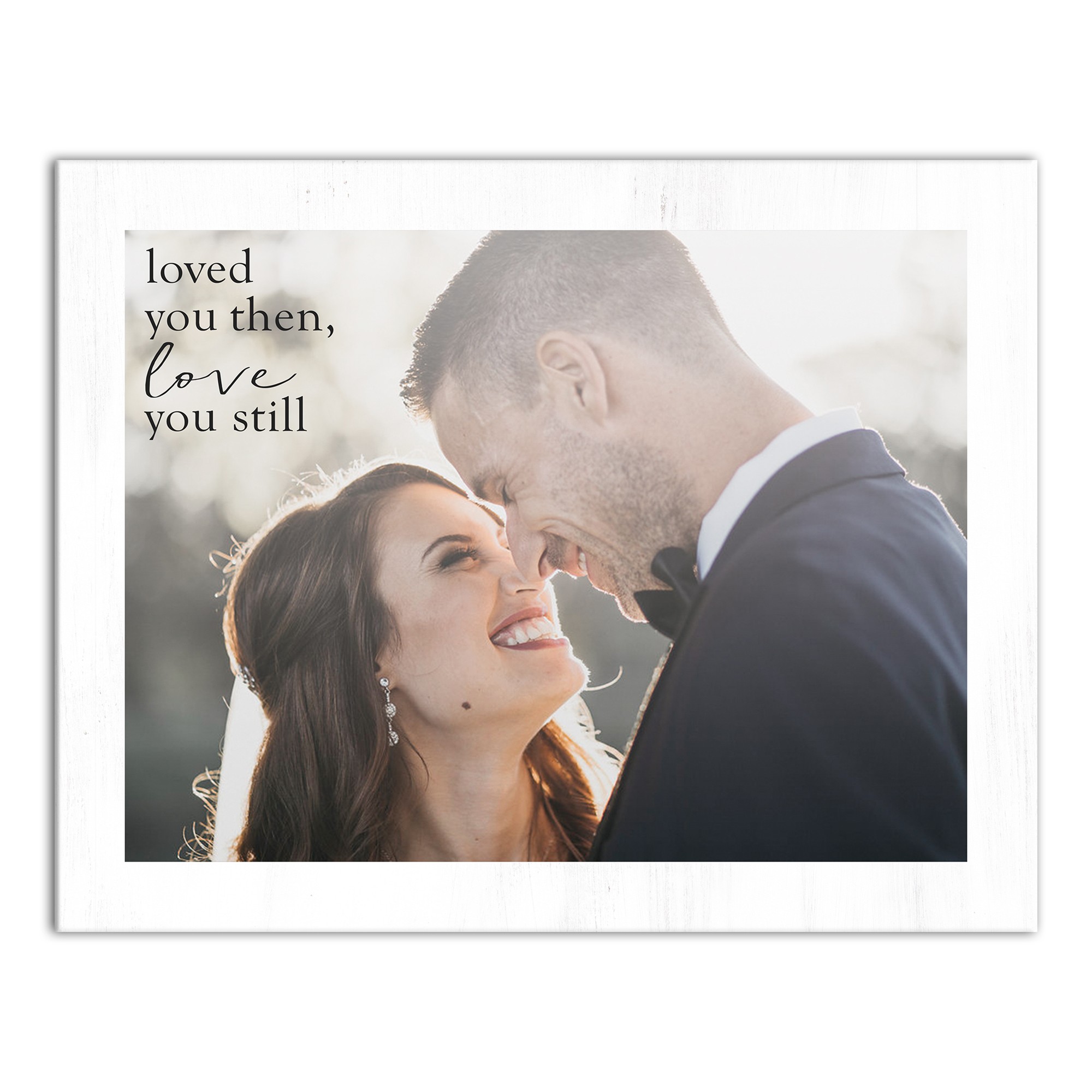 Love You Then Love You Still 11x14 Personalized Canvas Wall Art