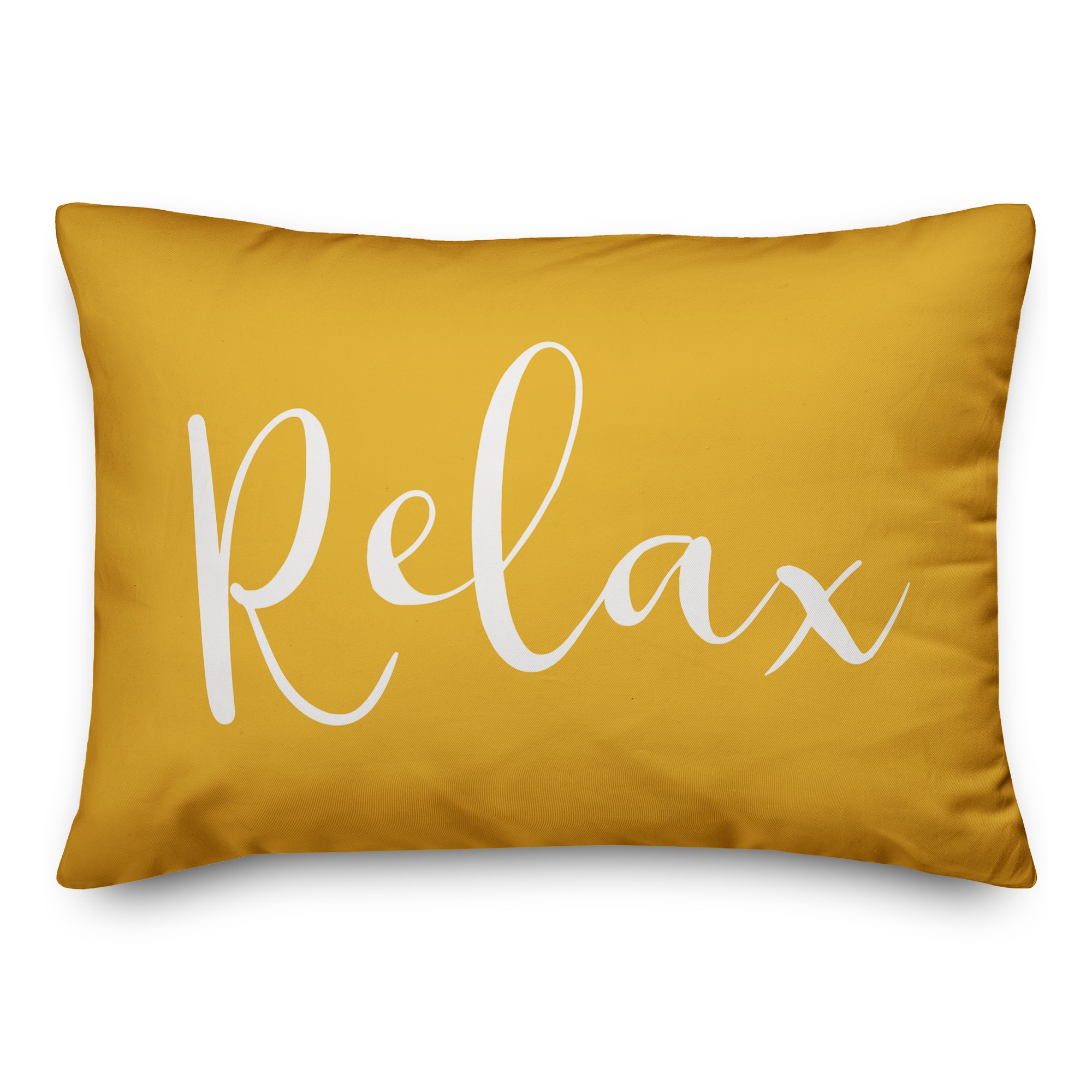 Relax Script Pillow