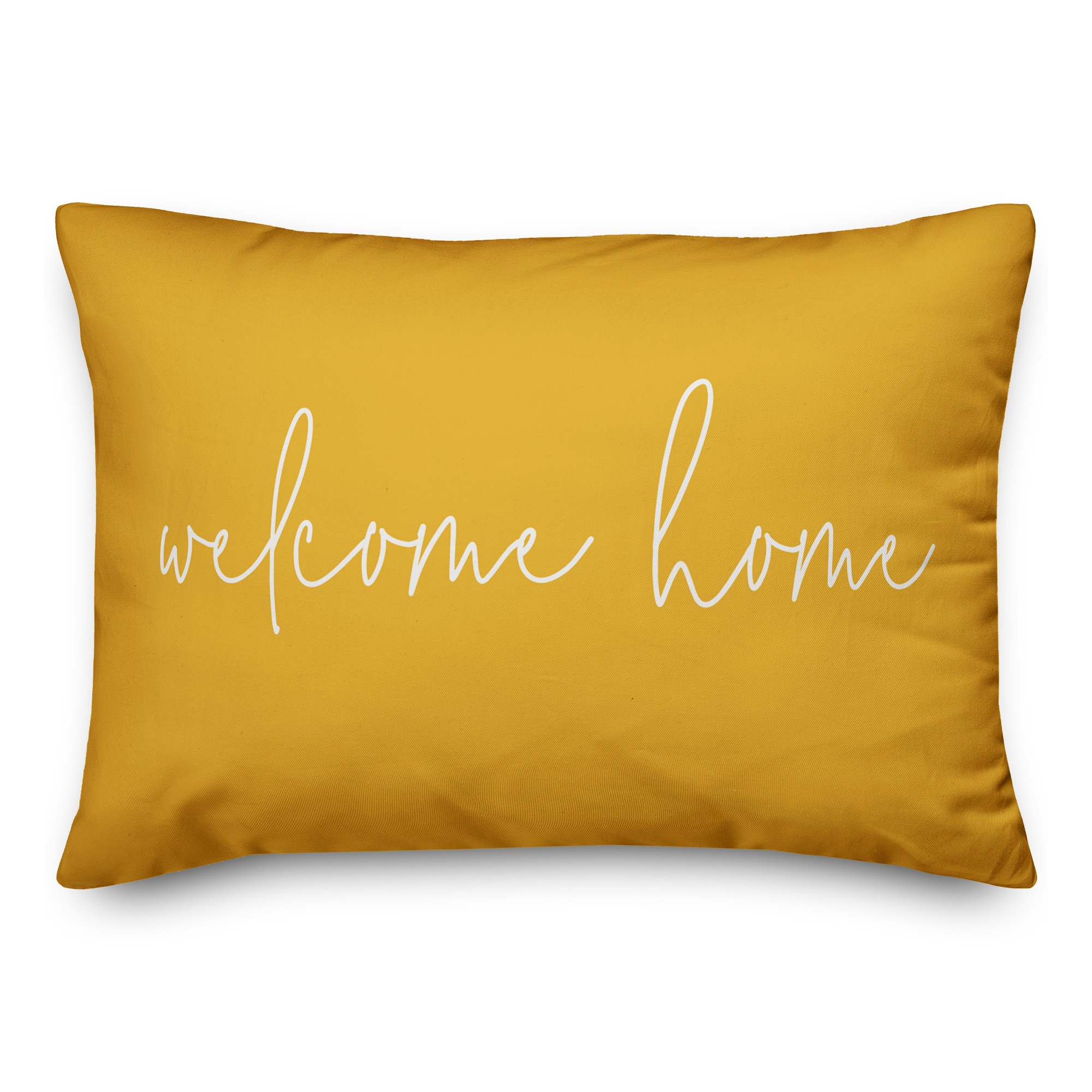 Welcome Home Thin Script Pillow