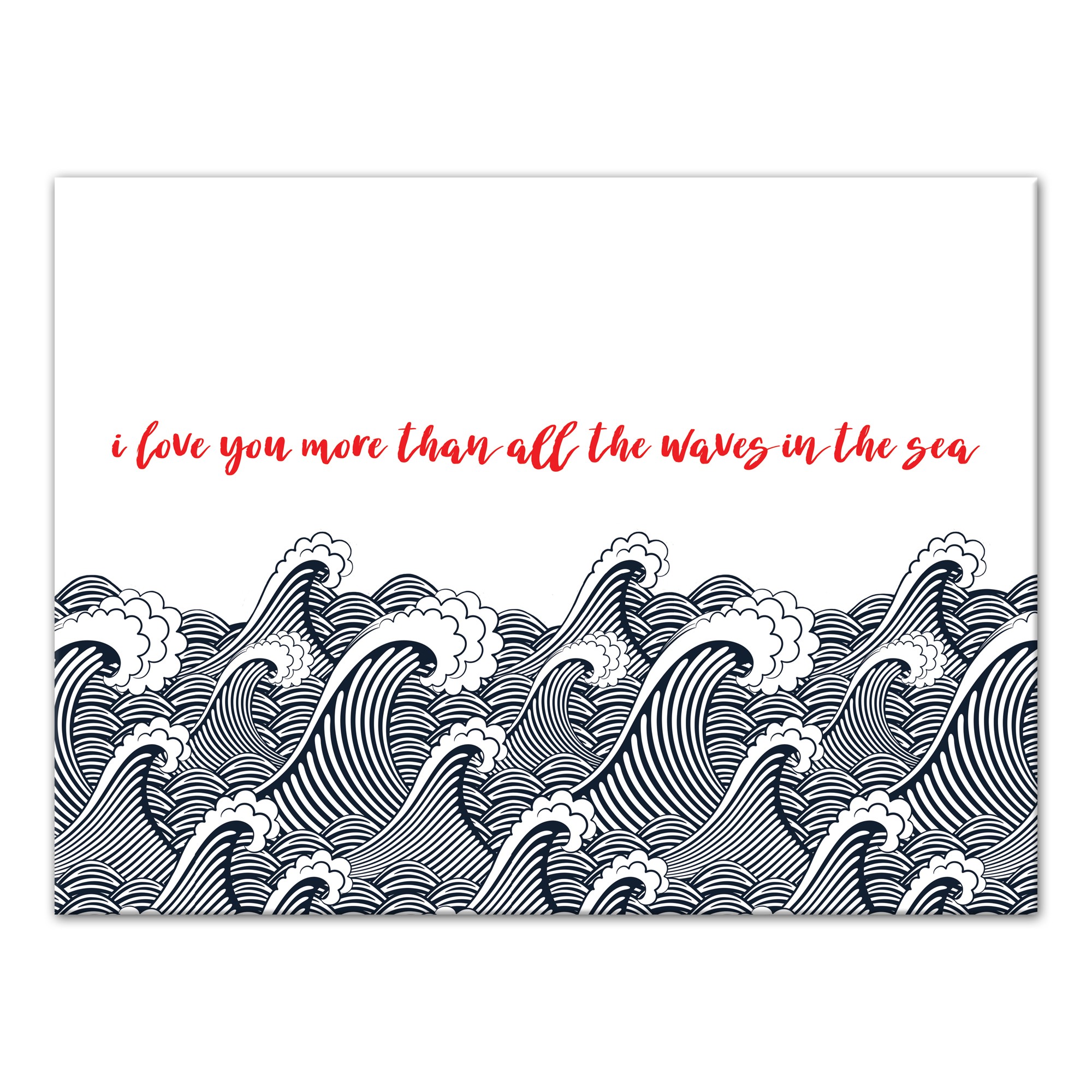More Than All the Waves 18x24 Canvas Wall Art