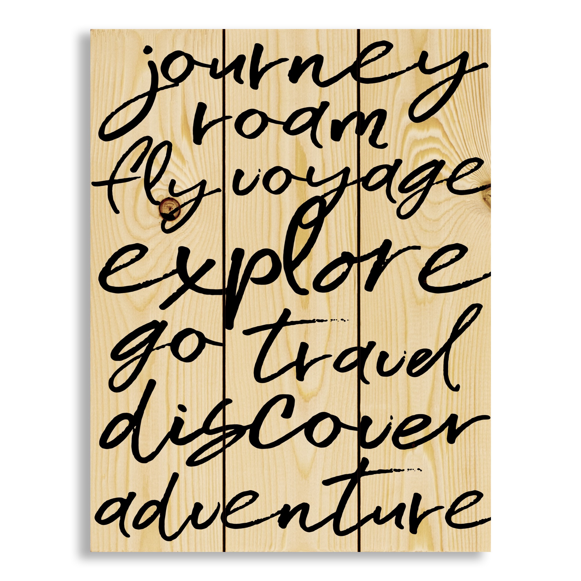 Exploring Words 10.5x14 Pallet Wood Art
