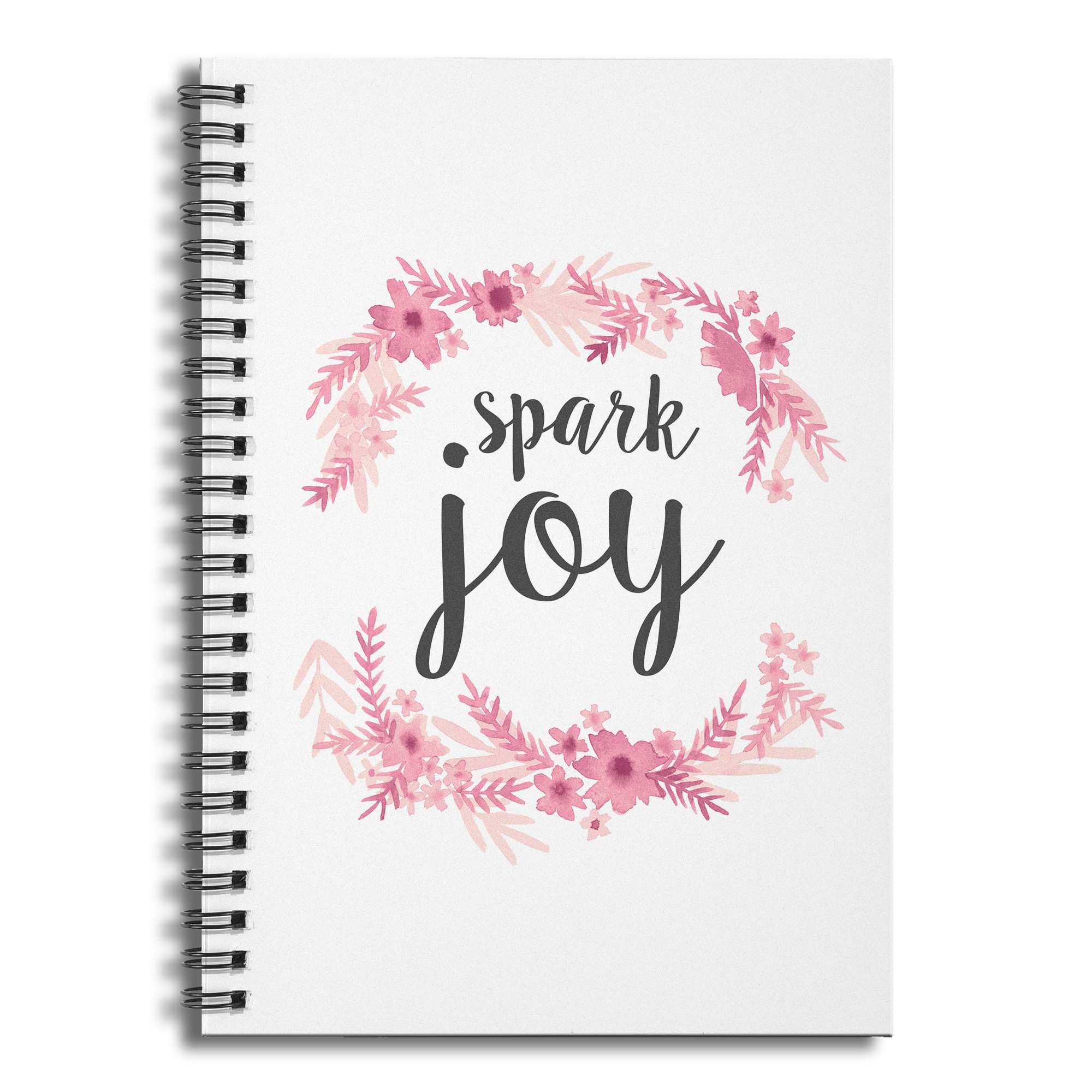 Spark Joy 6x8 Ruled Spiral Notebook