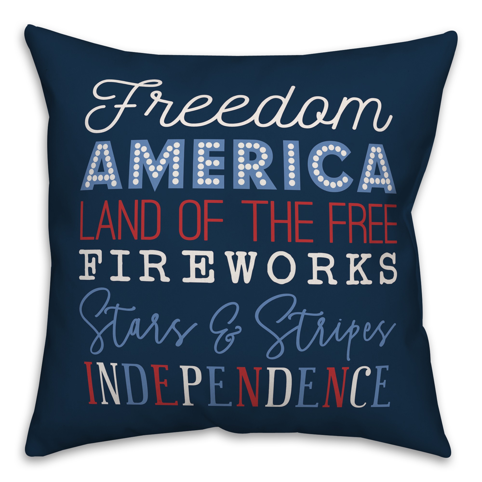 American Words 18x18 Spun Poly Pillow