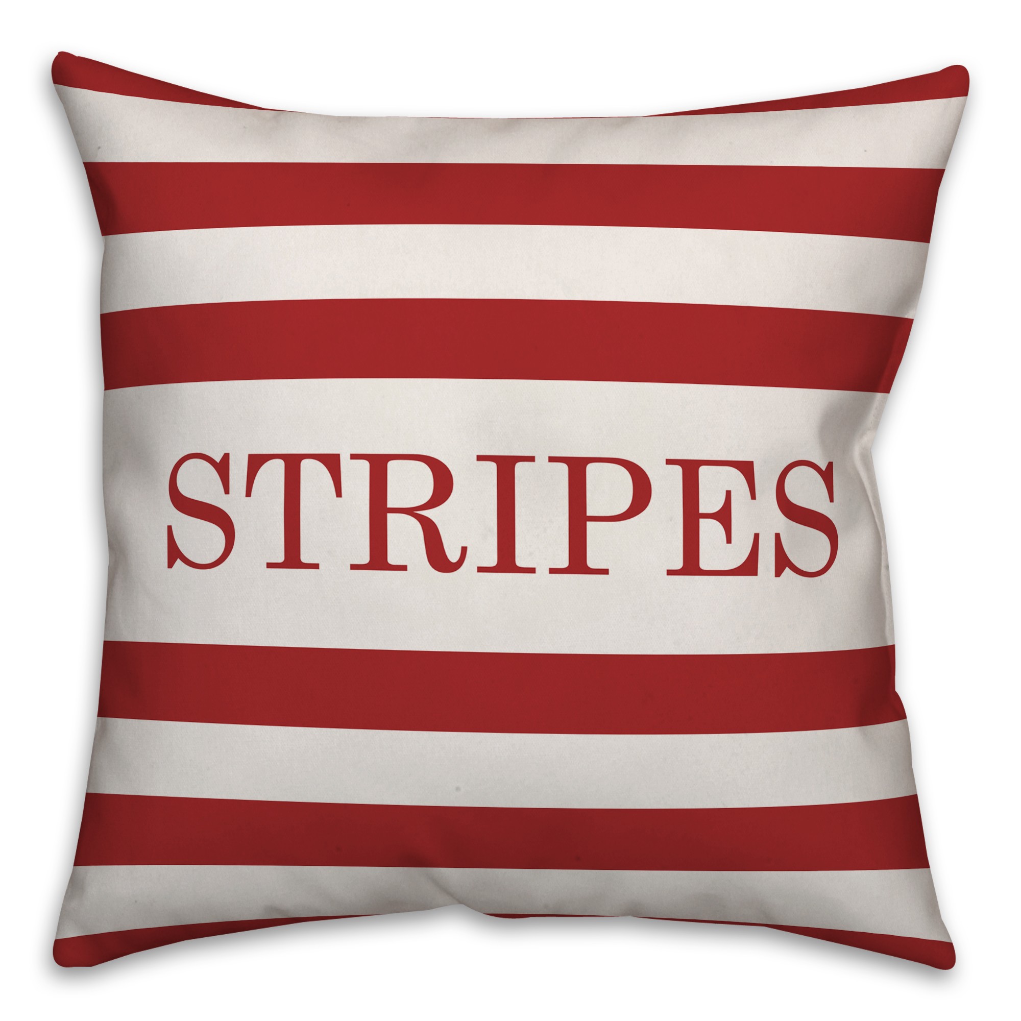 Stars and Stripes Reversible 18x18 Spun Poly Pillow