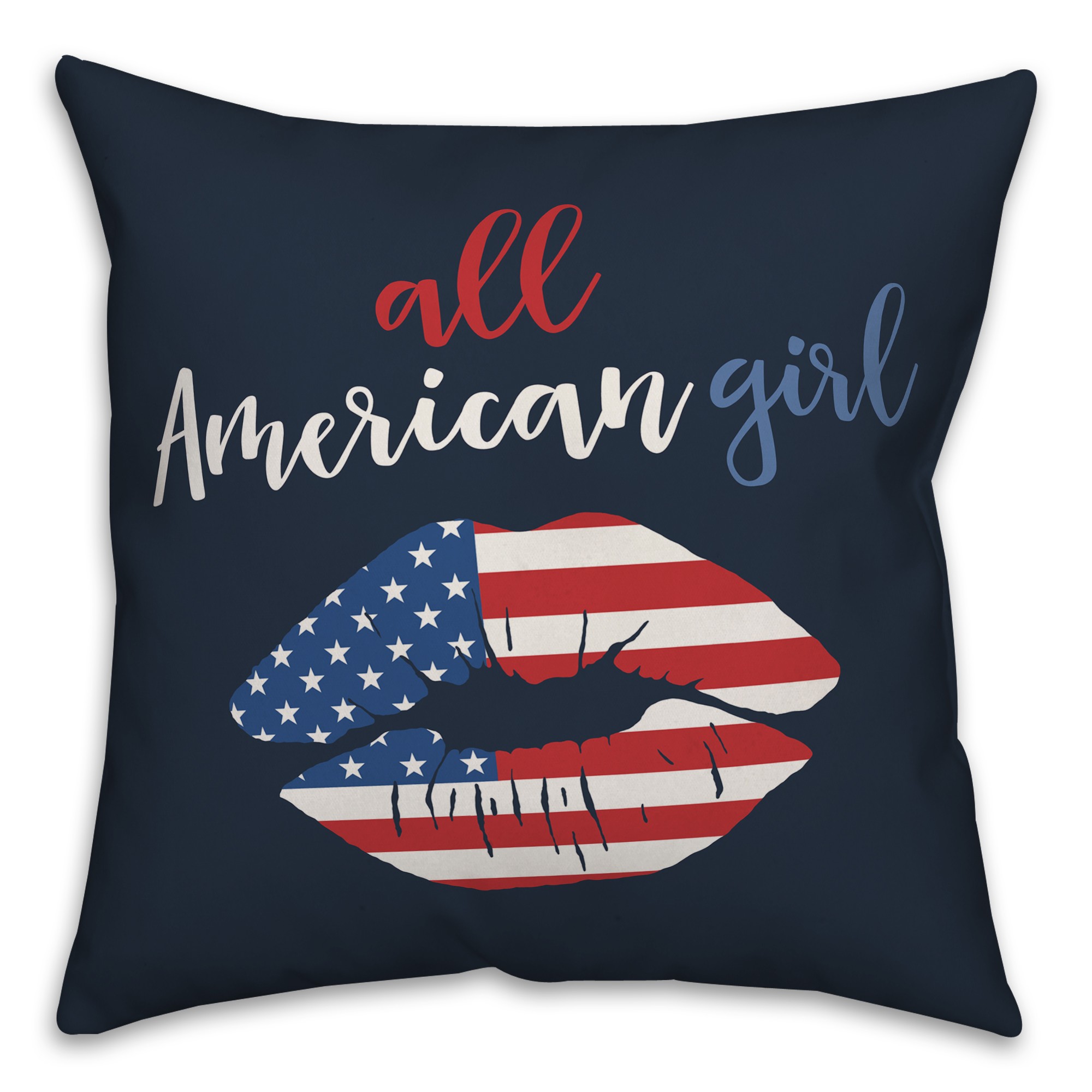 All American Girl 18x18 Spun Poly Pillow